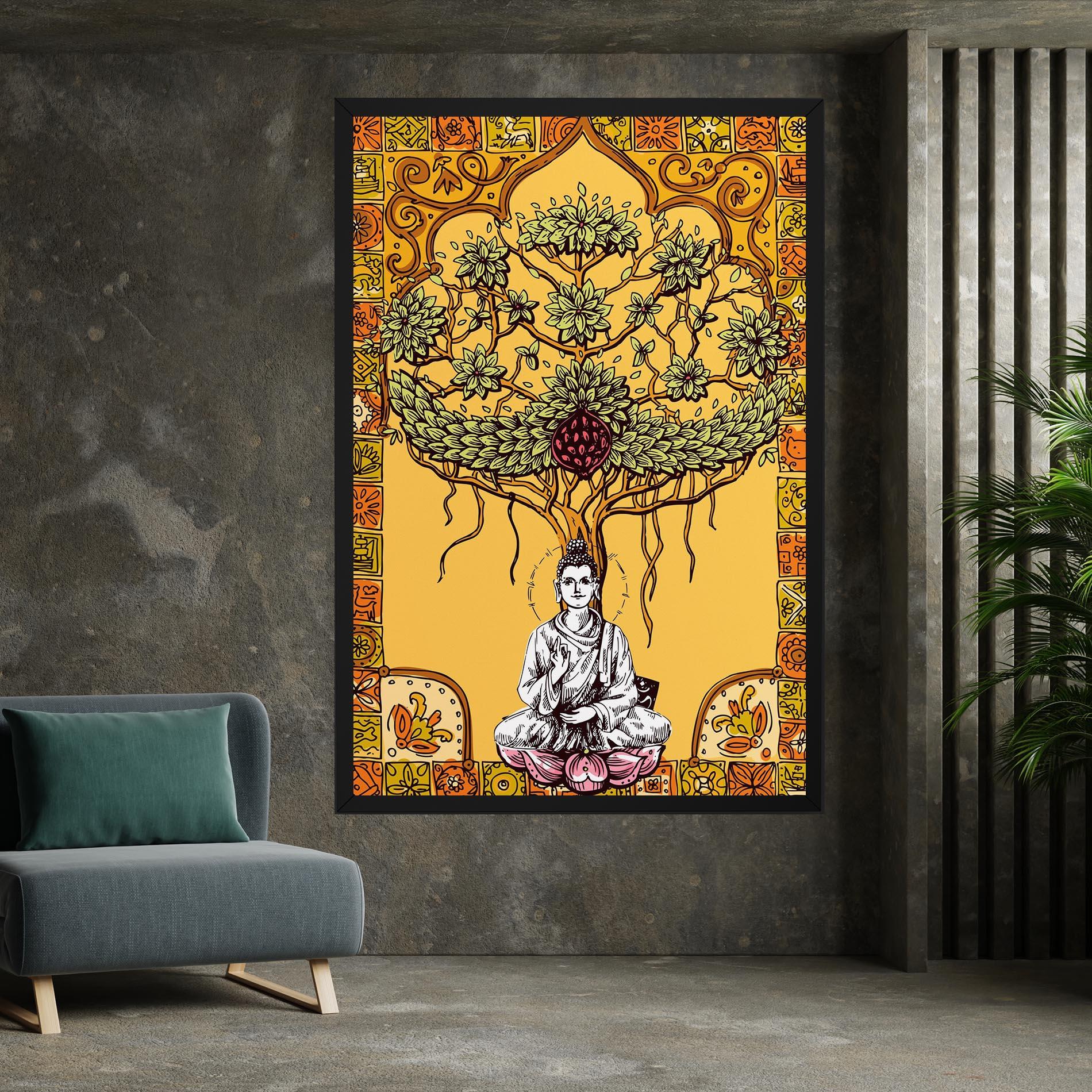 Vászonkép Meditation Three mockup 7