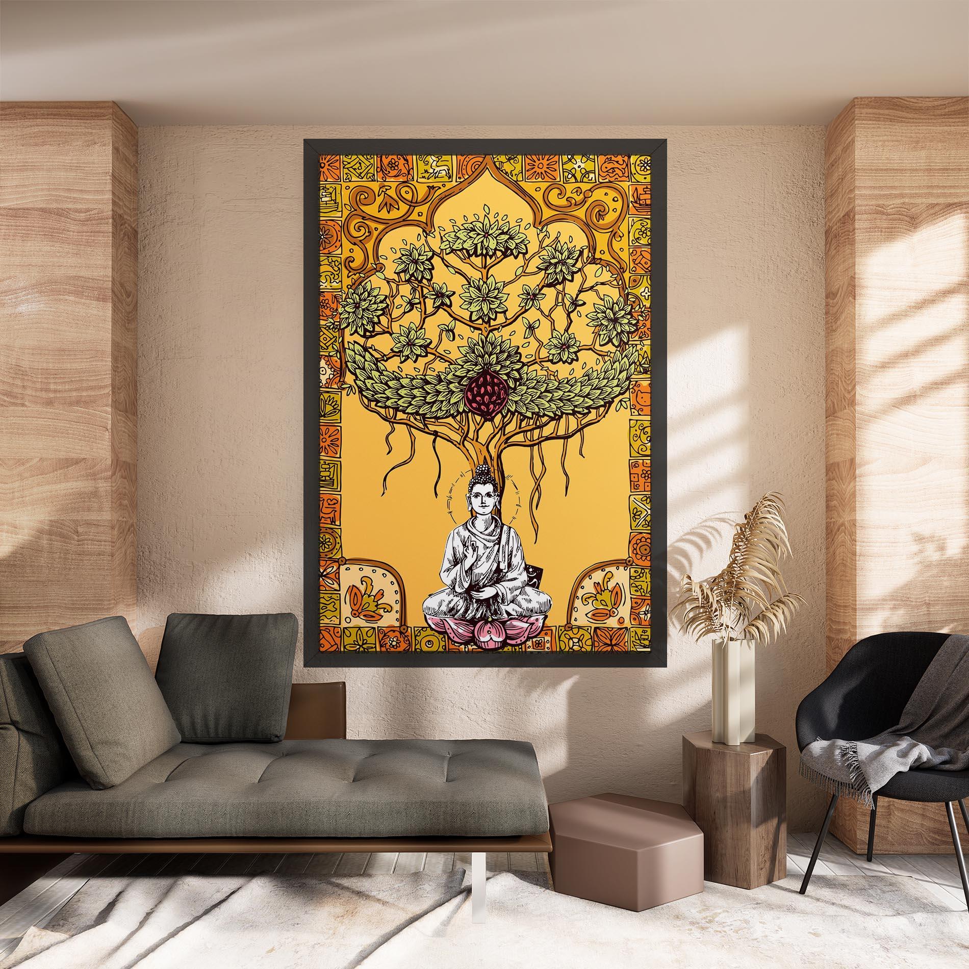 Vászonkép Meditation Three mockup 8