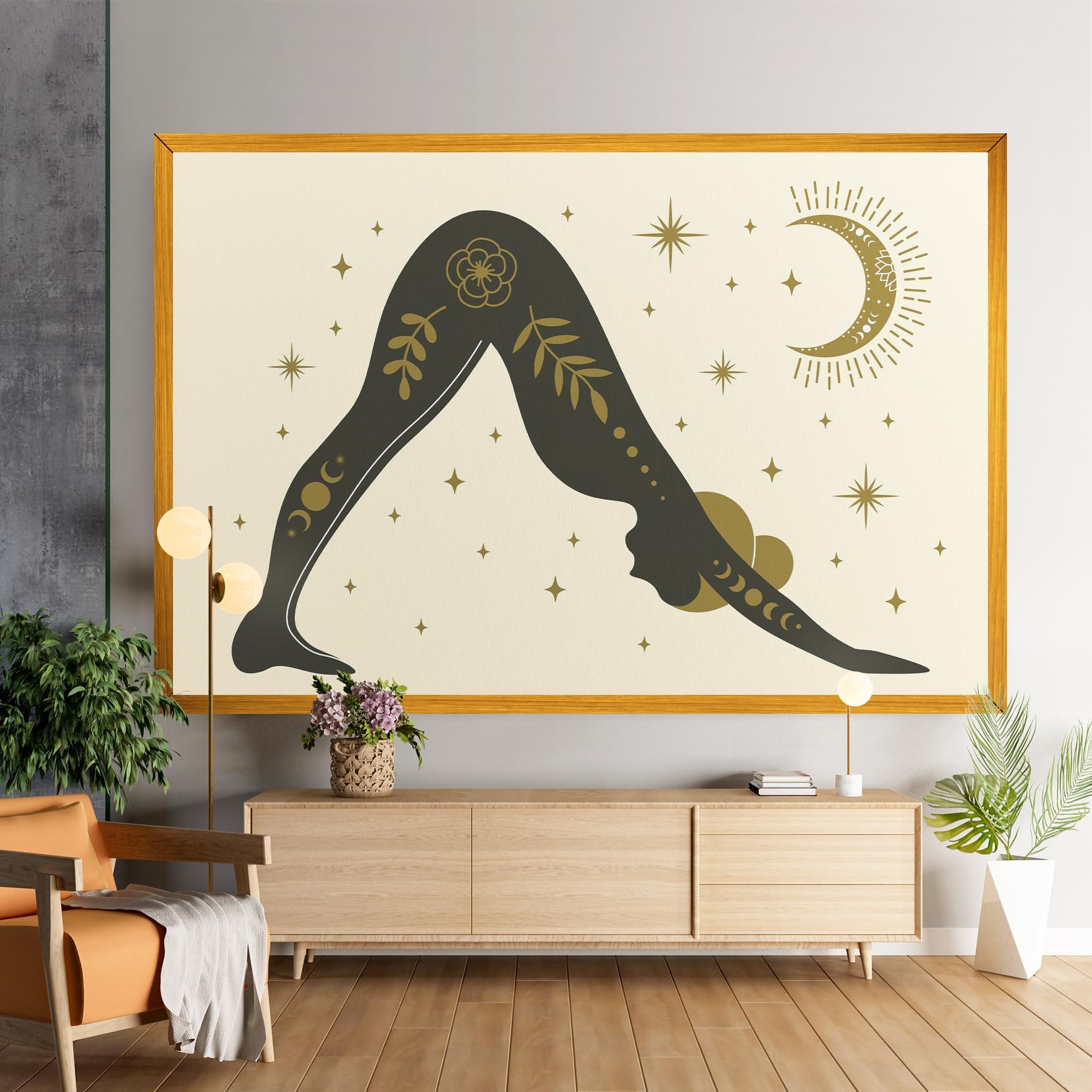 Vászonkép Adho Mukha mockup 9