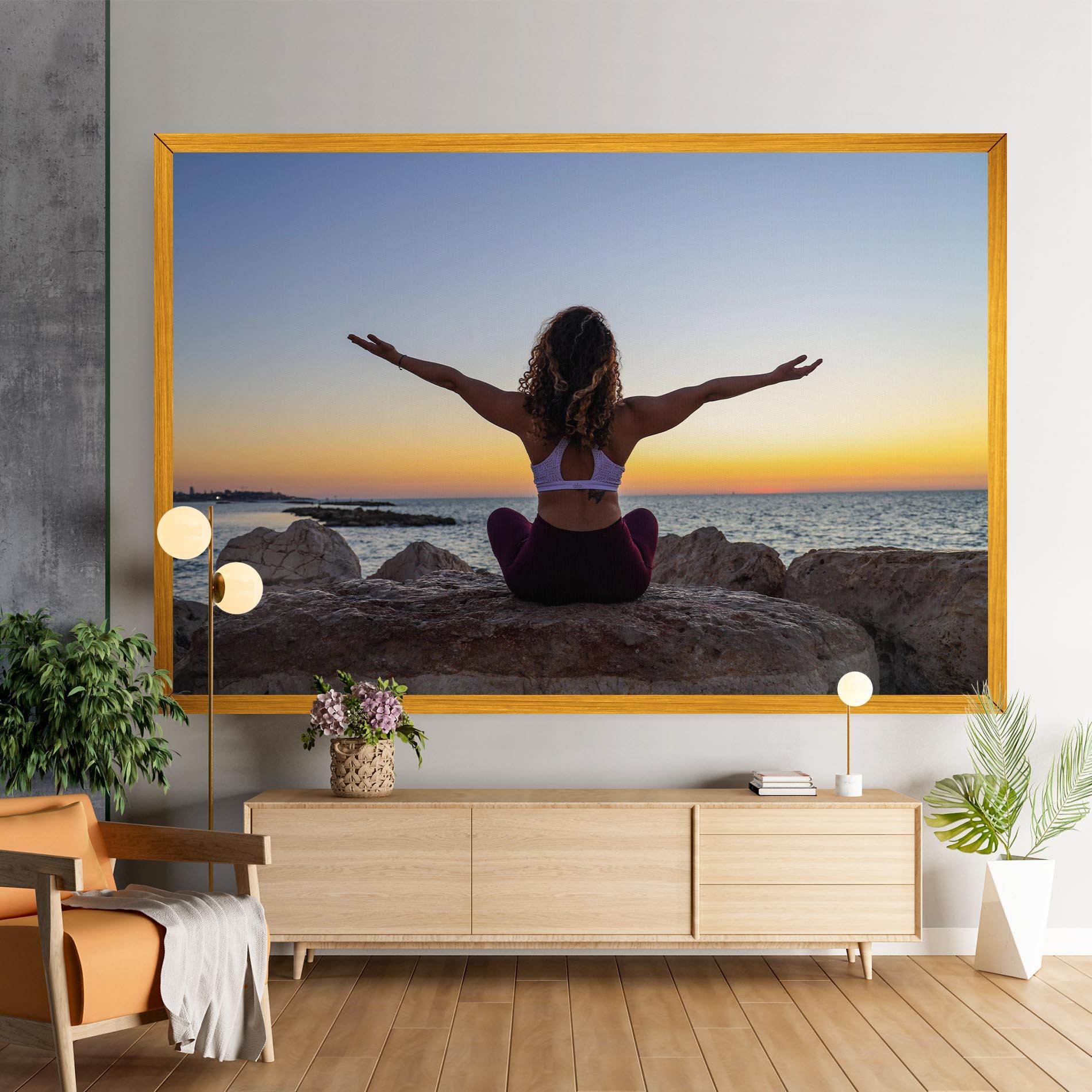 Vászonkép Calm Asana mockup 9