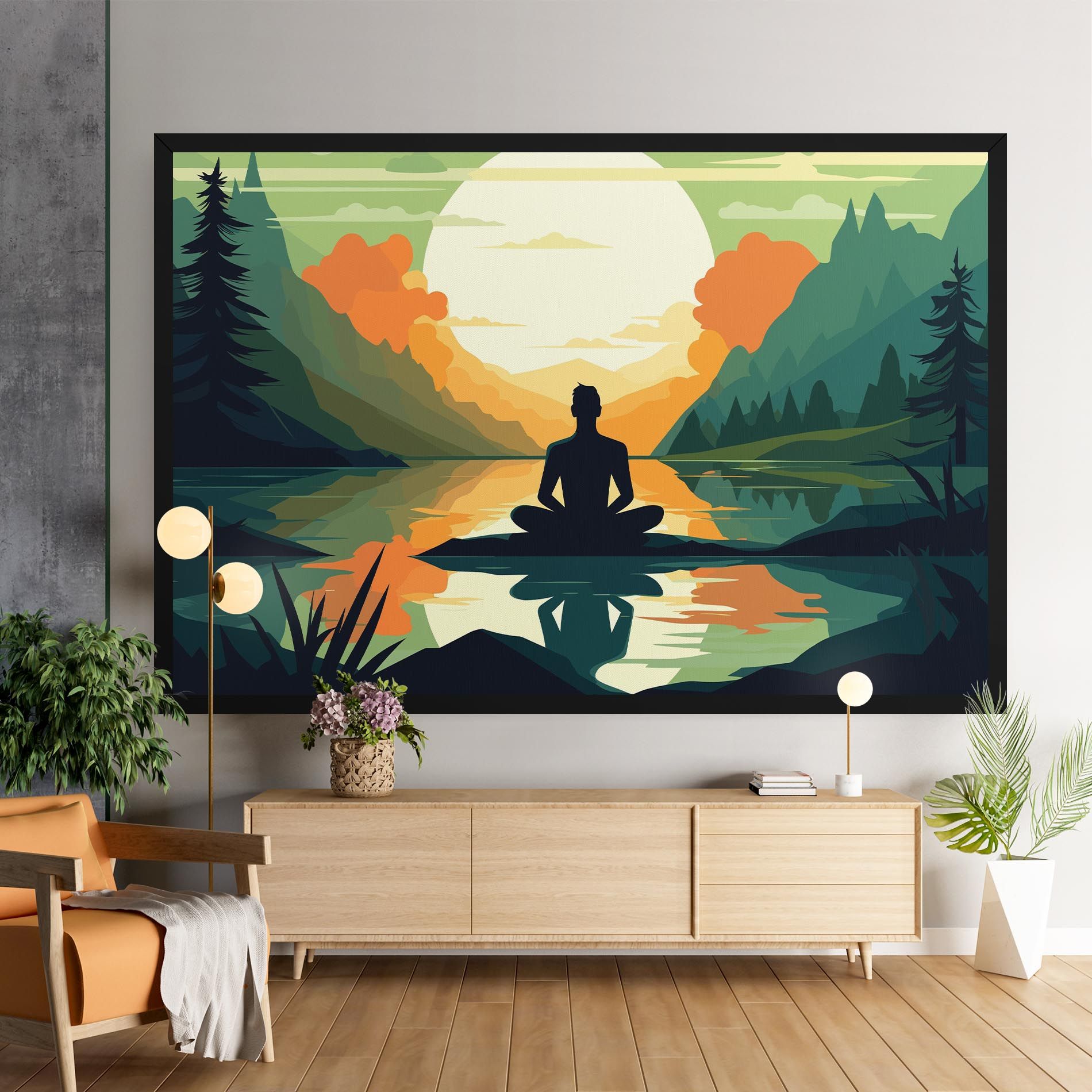 Forest Yoga mockup 9