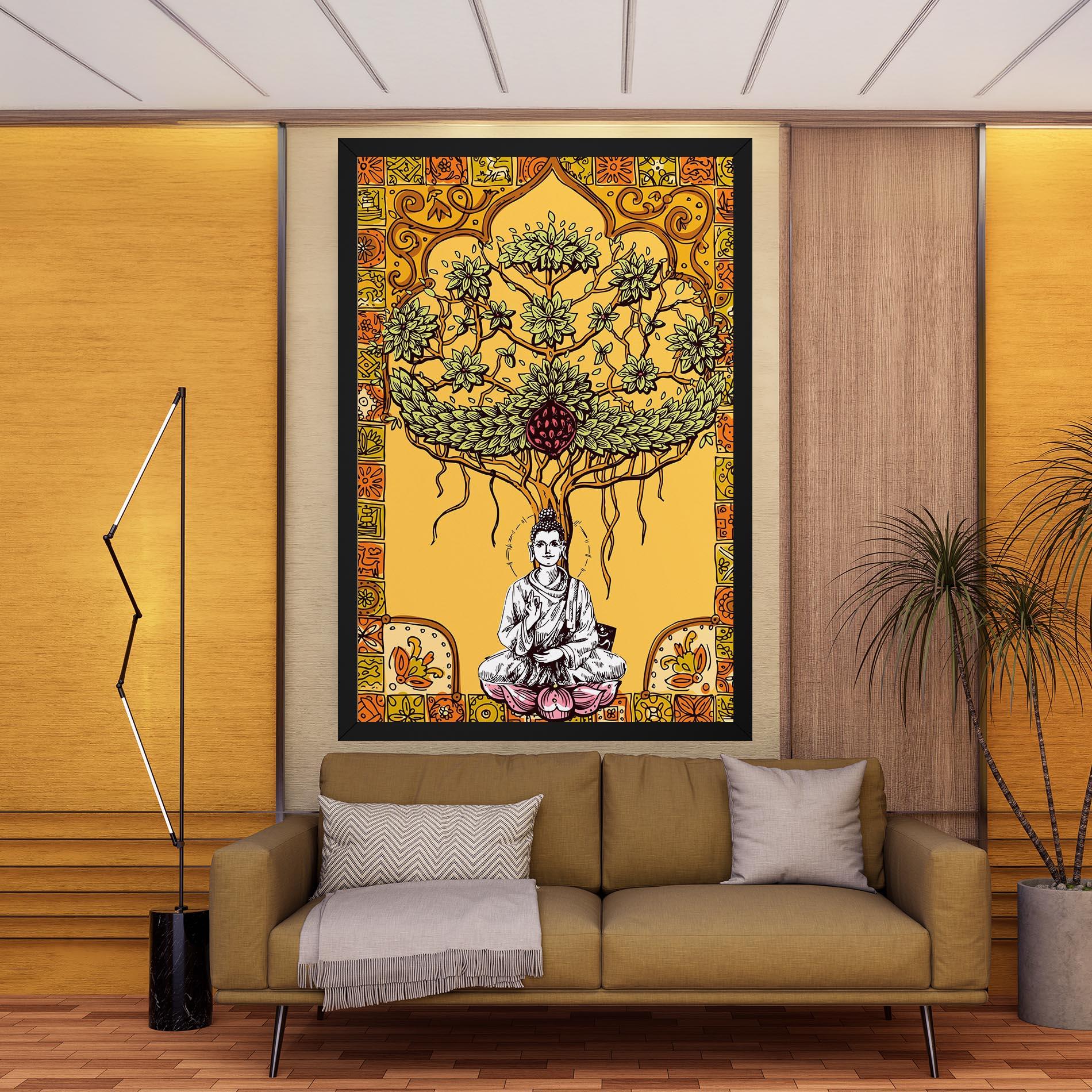 Vászonkép Meditation Three mockup 9