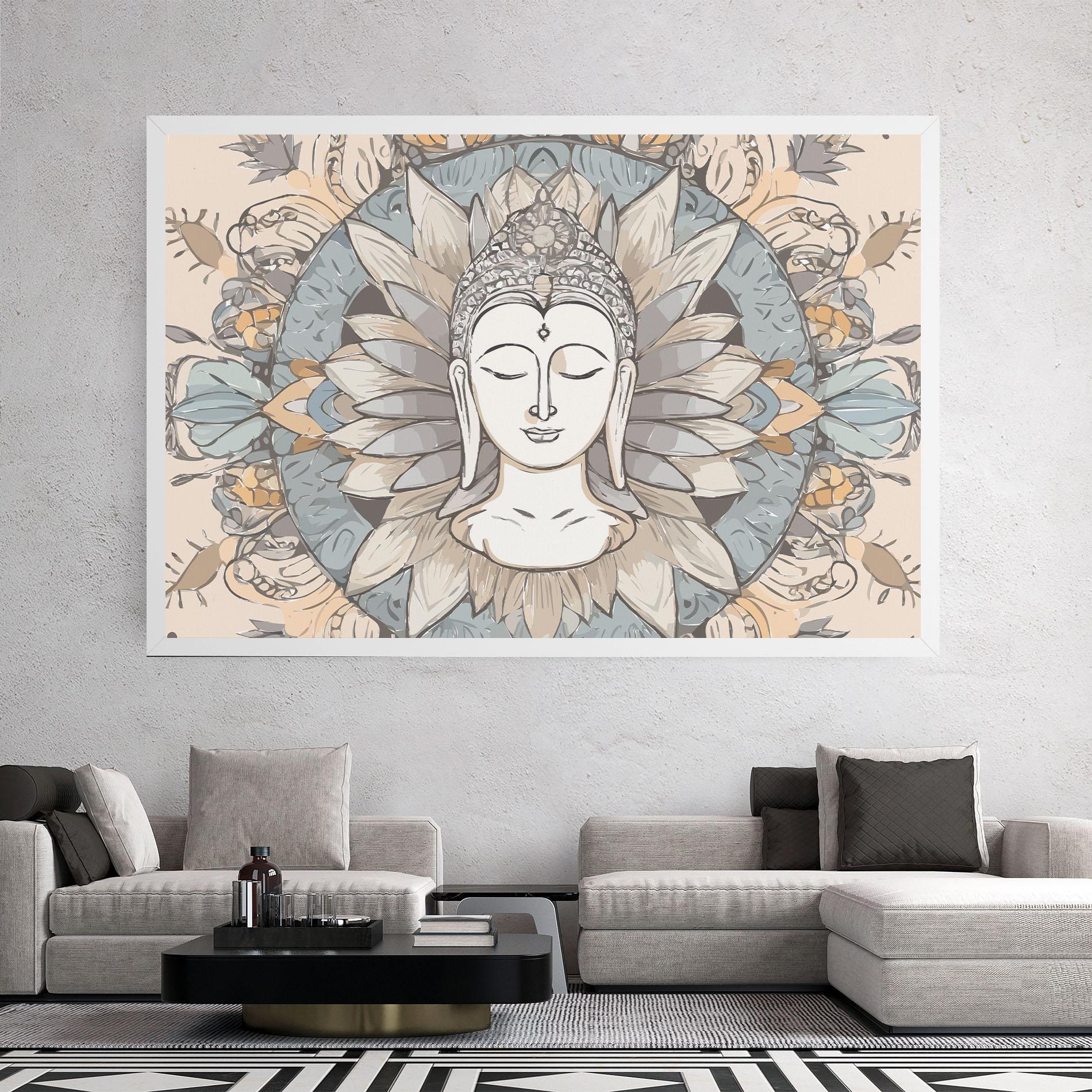 Vászonkép Boho Element mockup 2