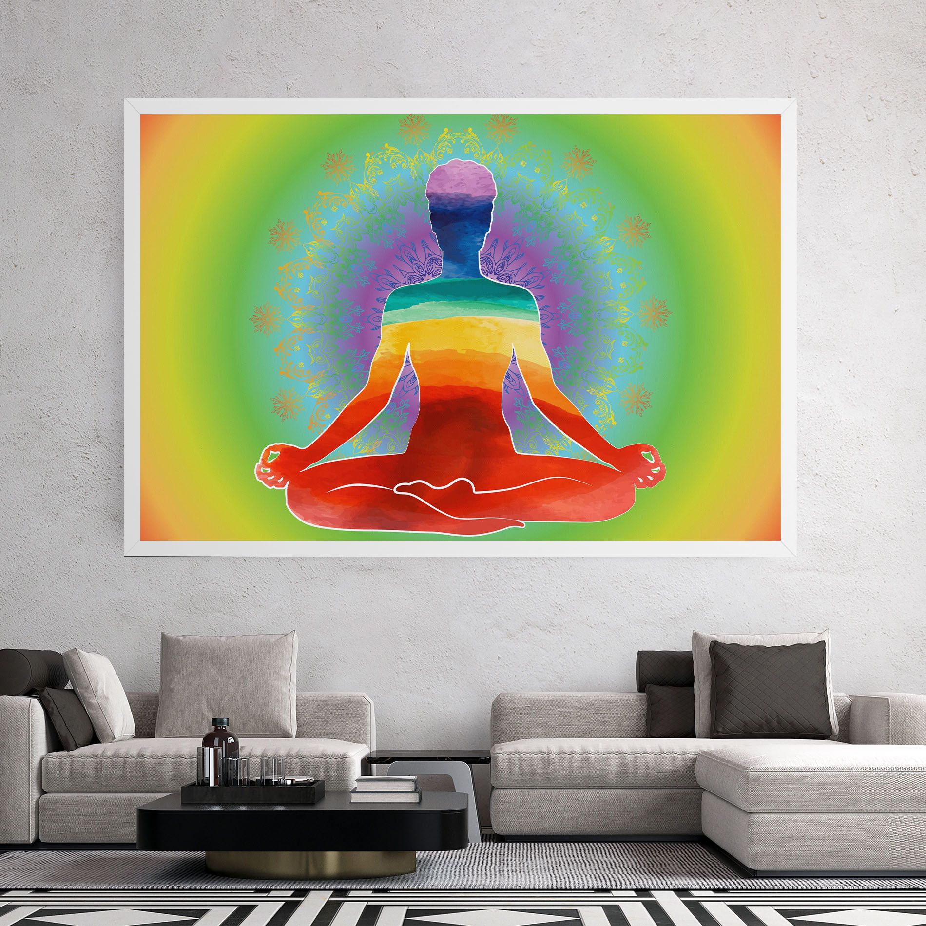 Rainbow Yoga mockup 2