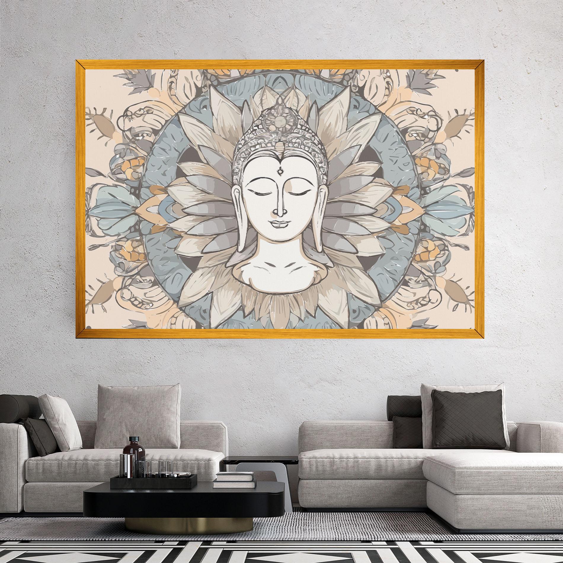 Vászonkép Boho Element mockup 2