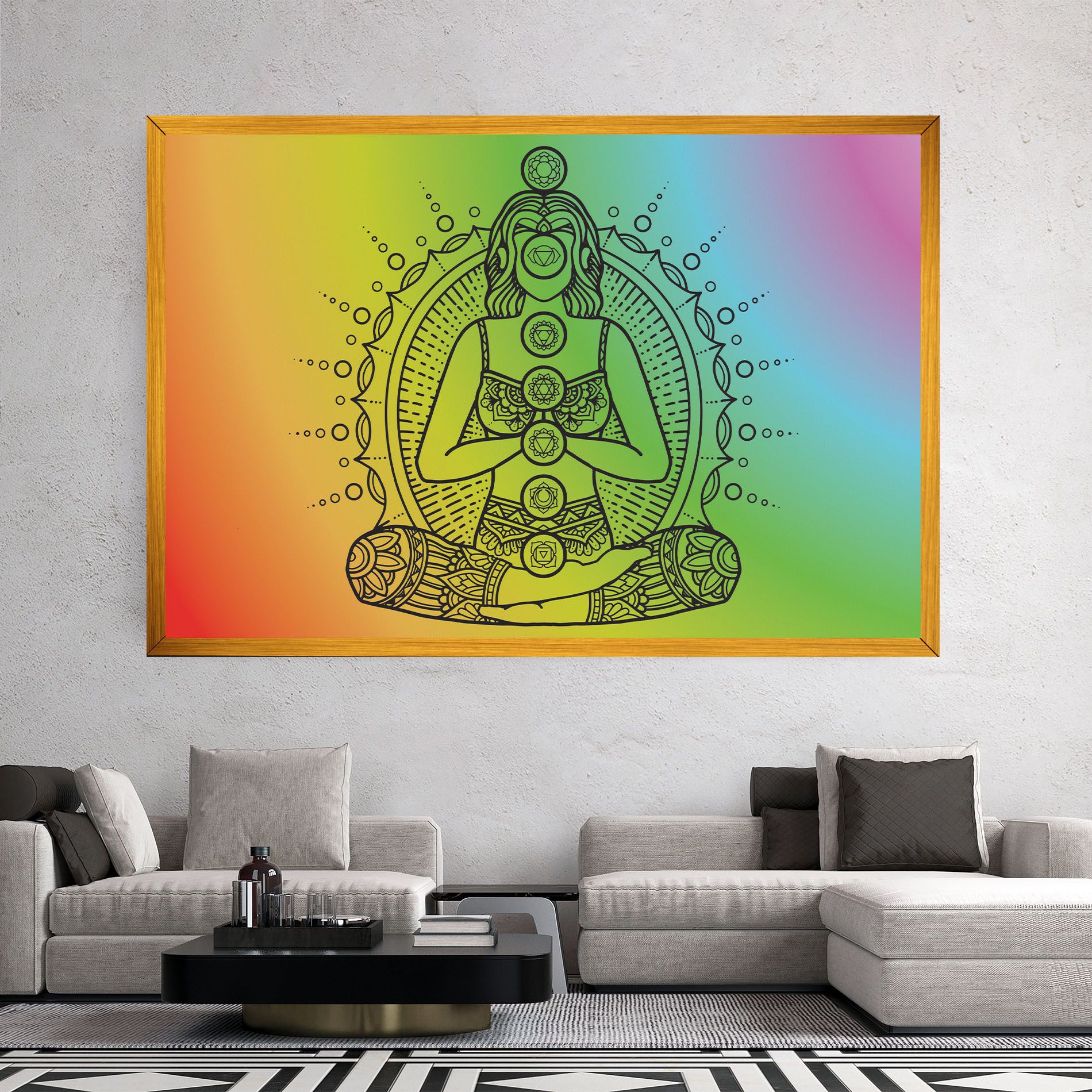 Girl Meditation mockup 2