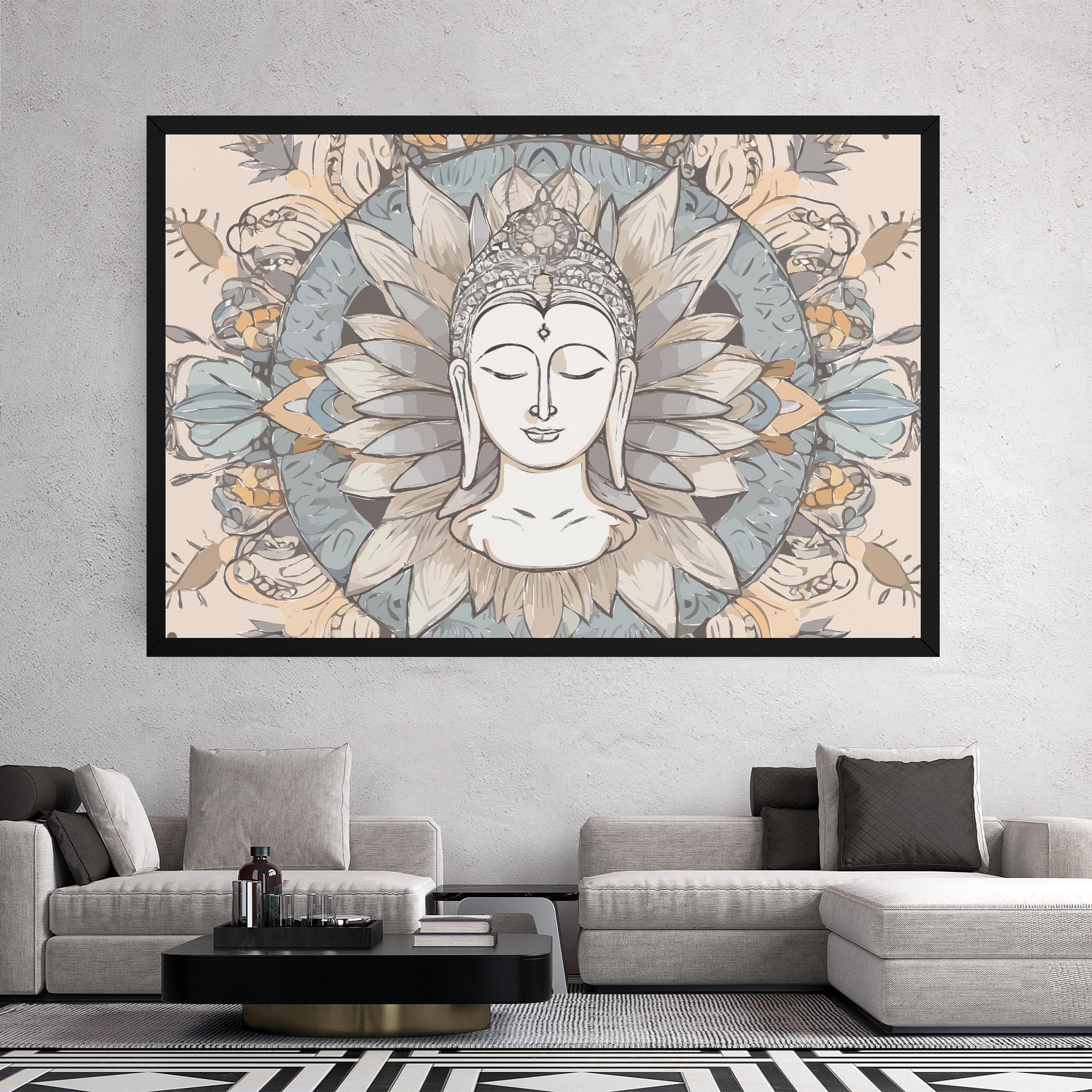 Vászonkép Boho Element mockup 2