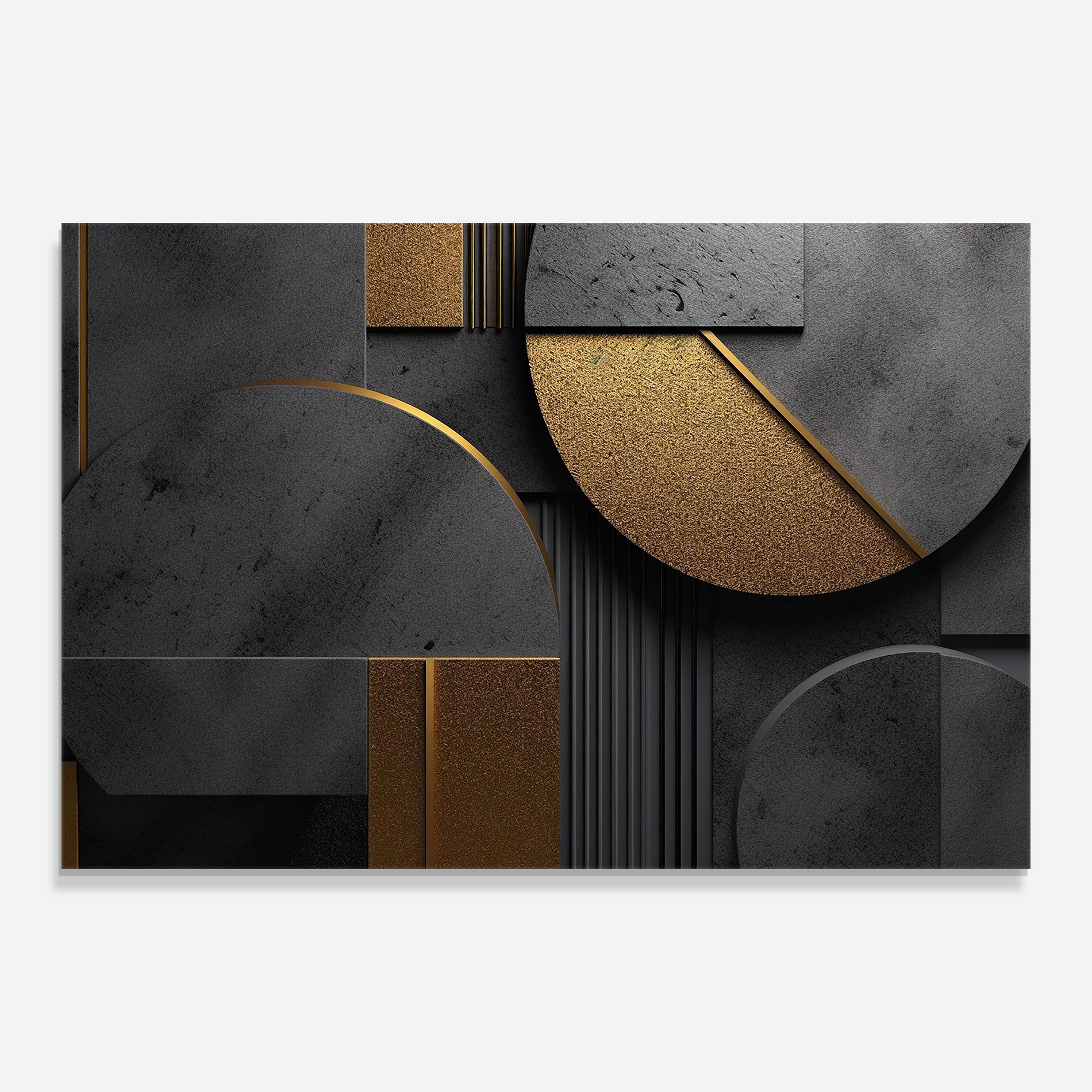 Gold With Grey Circle mockup 0