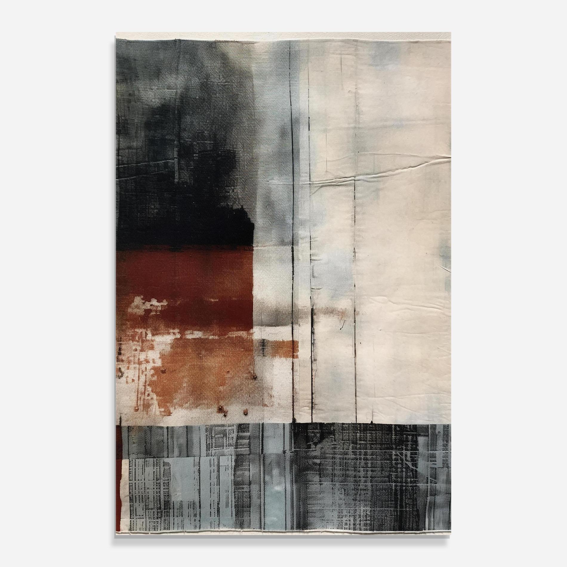 Üvegkép Abstract Painting mockup 0