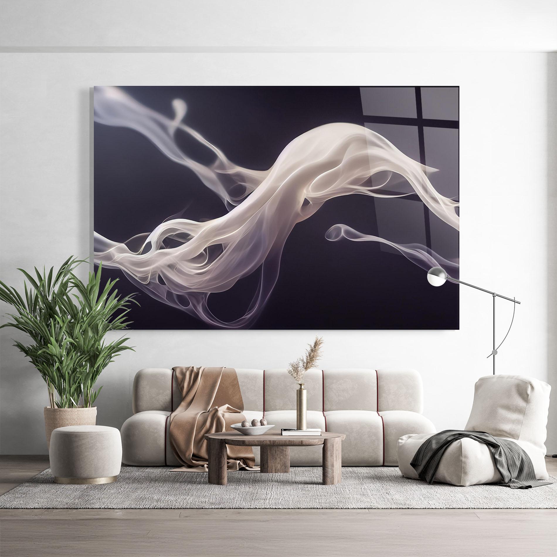 Üvegkép Grey Smoke mockup 9