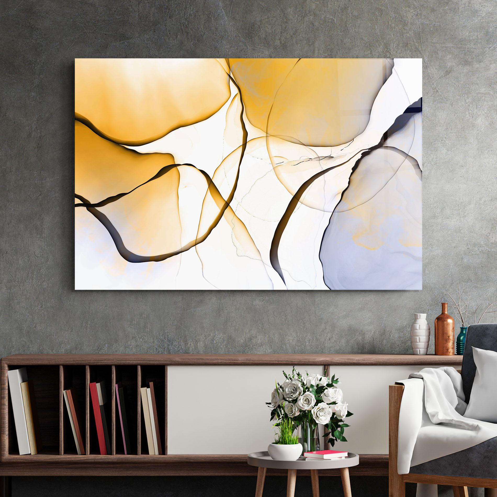 Üvegkép Abstract Alcohol Ink mockup 2