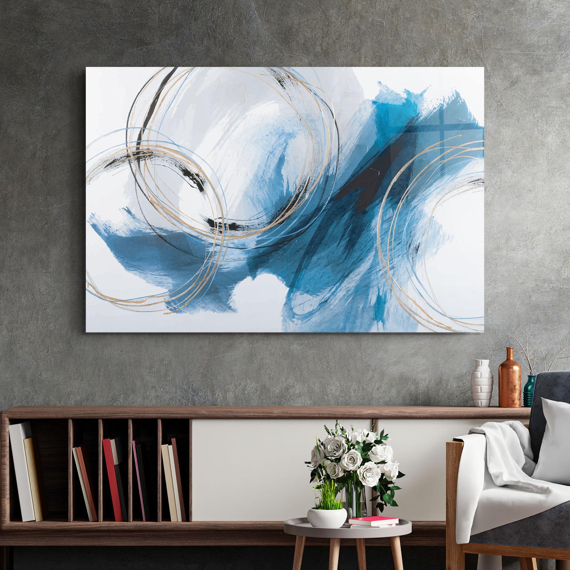 Üvegkép Beautiful Abstract Painting mockup 2