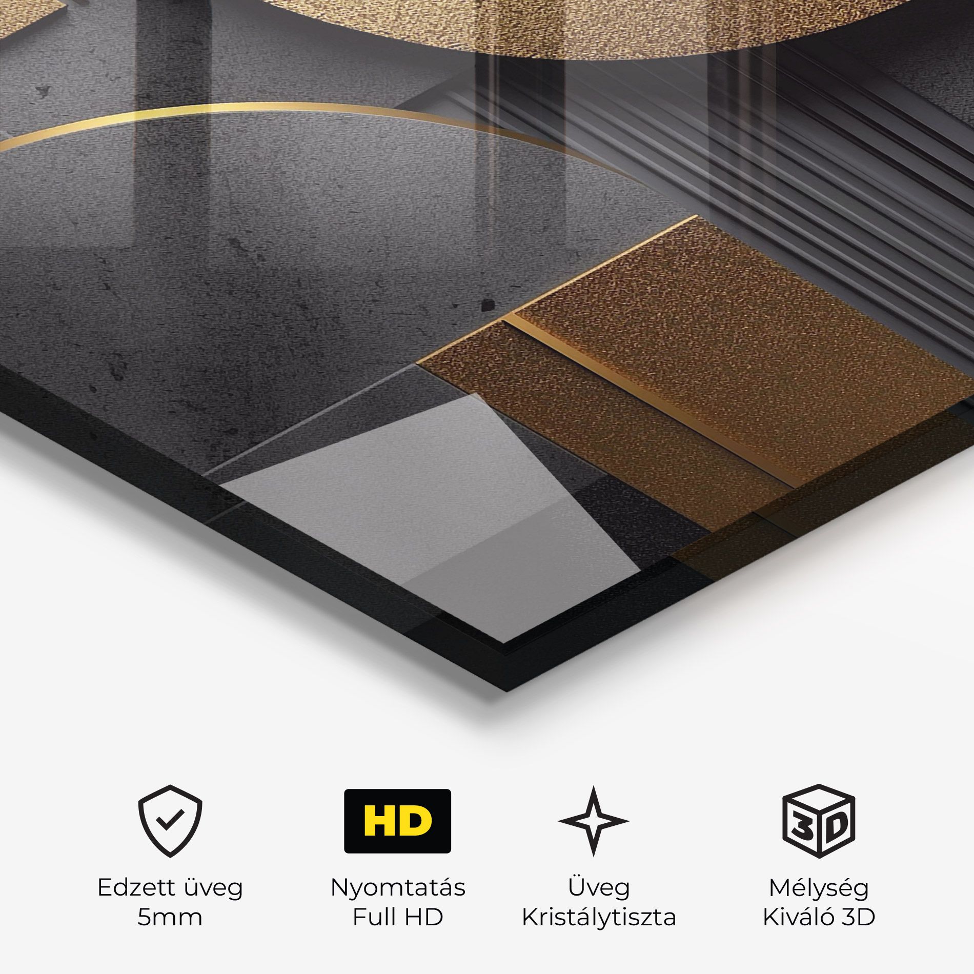 Gold With Grey Circle mockup 3
