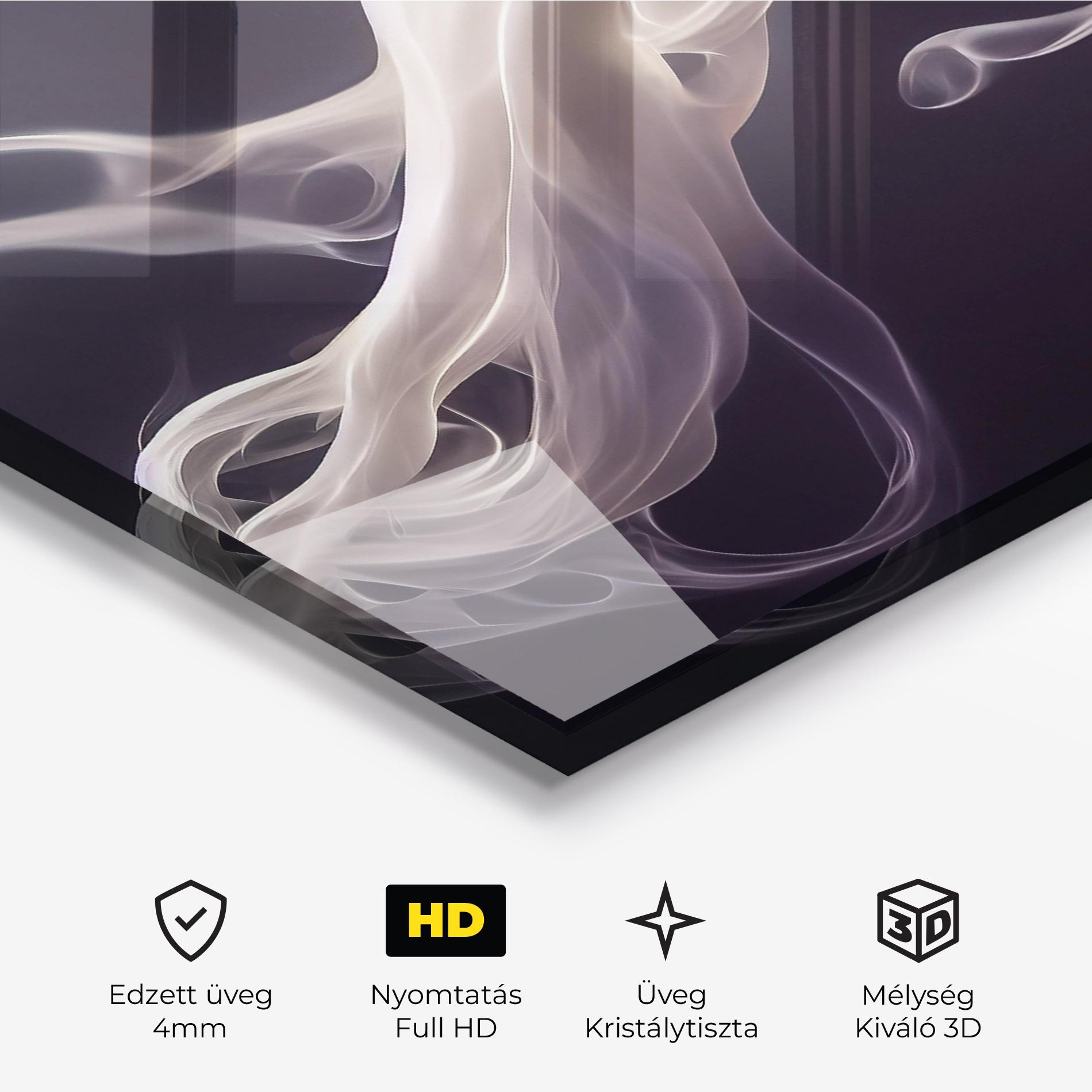 Üvegkép Grey Smoke mockup 3