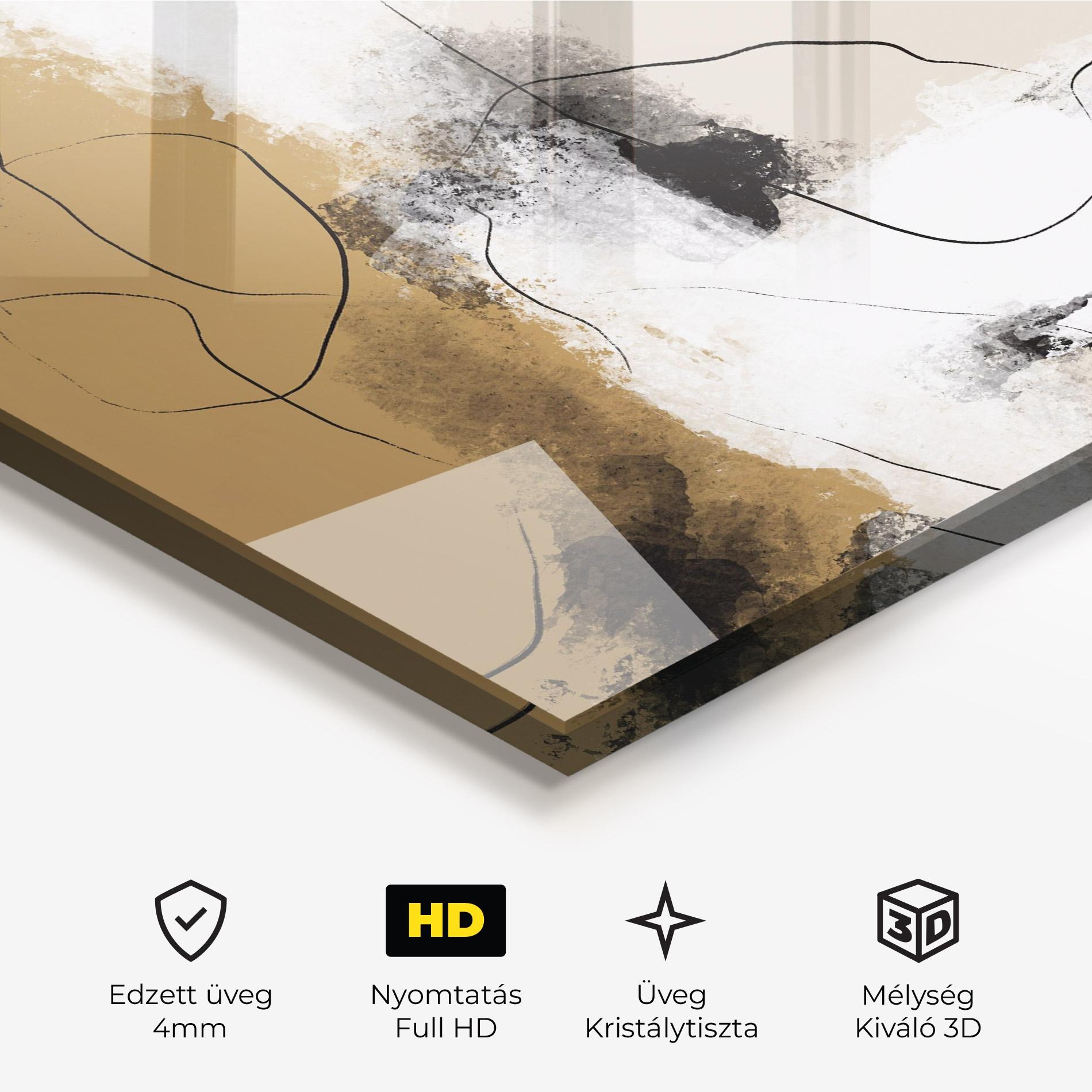 Üvegkép Unique Acrylic Paintings mockup 3