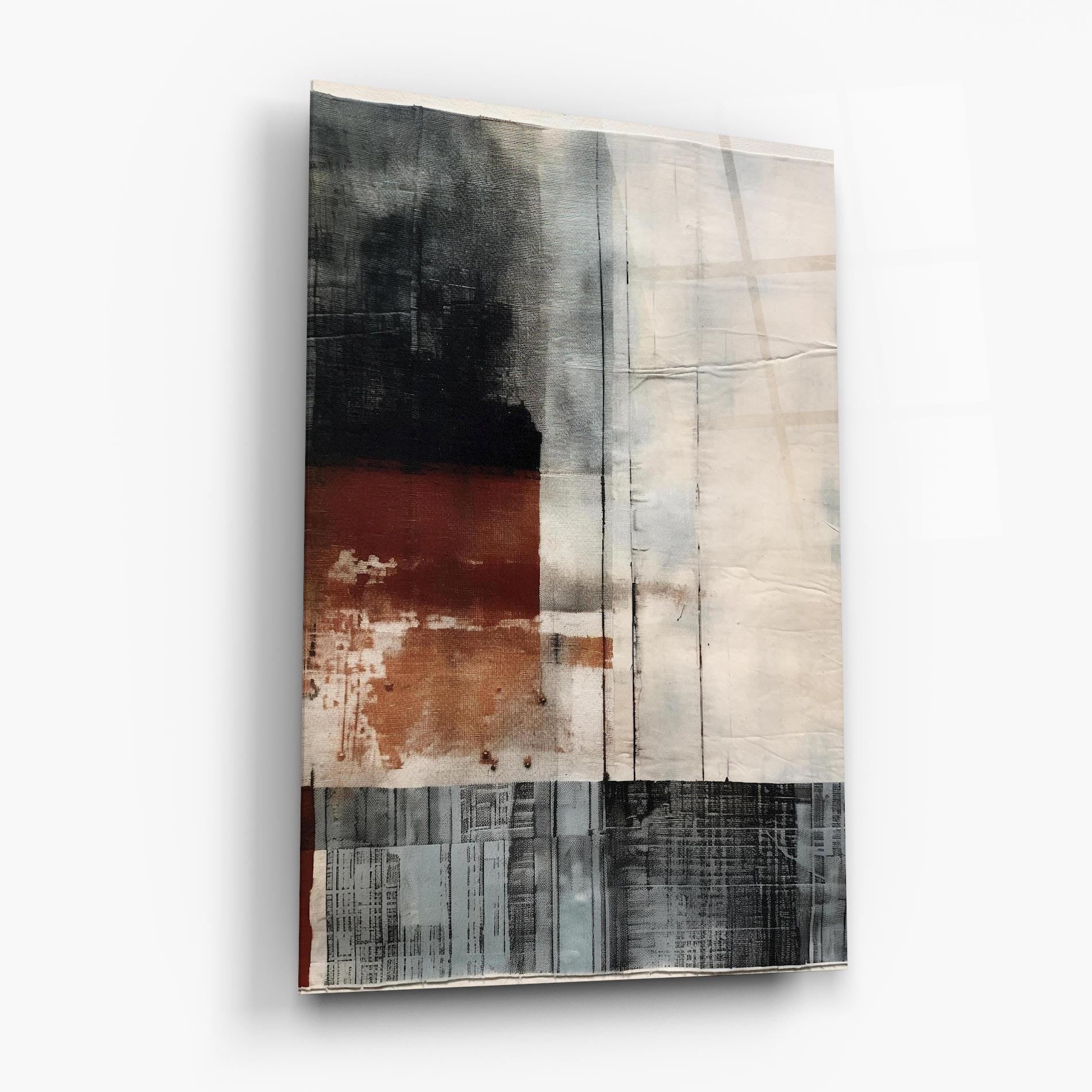 Üvegkép Abstract Painting mockup 6