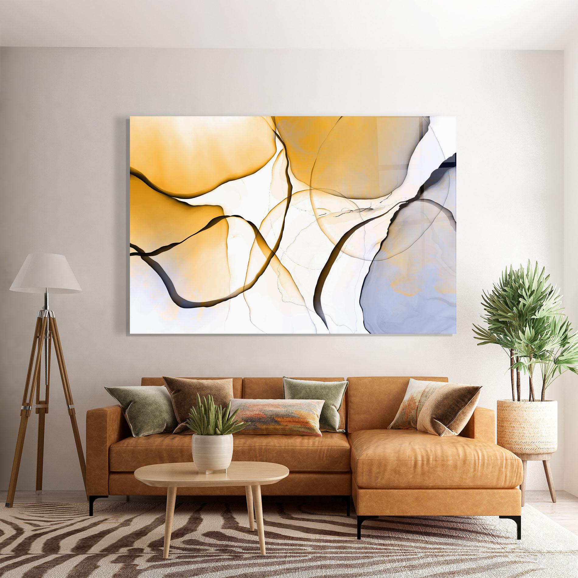 Üvegkép Abstract Alcohol Ink mockup 7