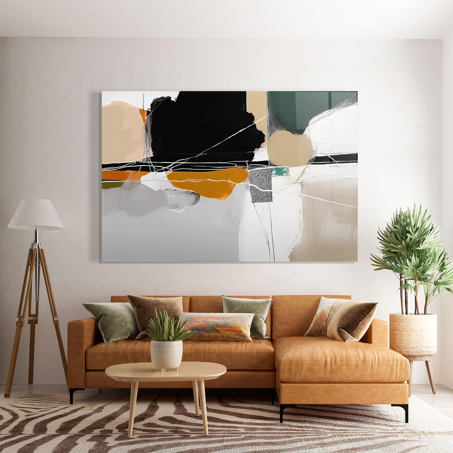 Üvegkép Abstract Ornament Prints mockup 7