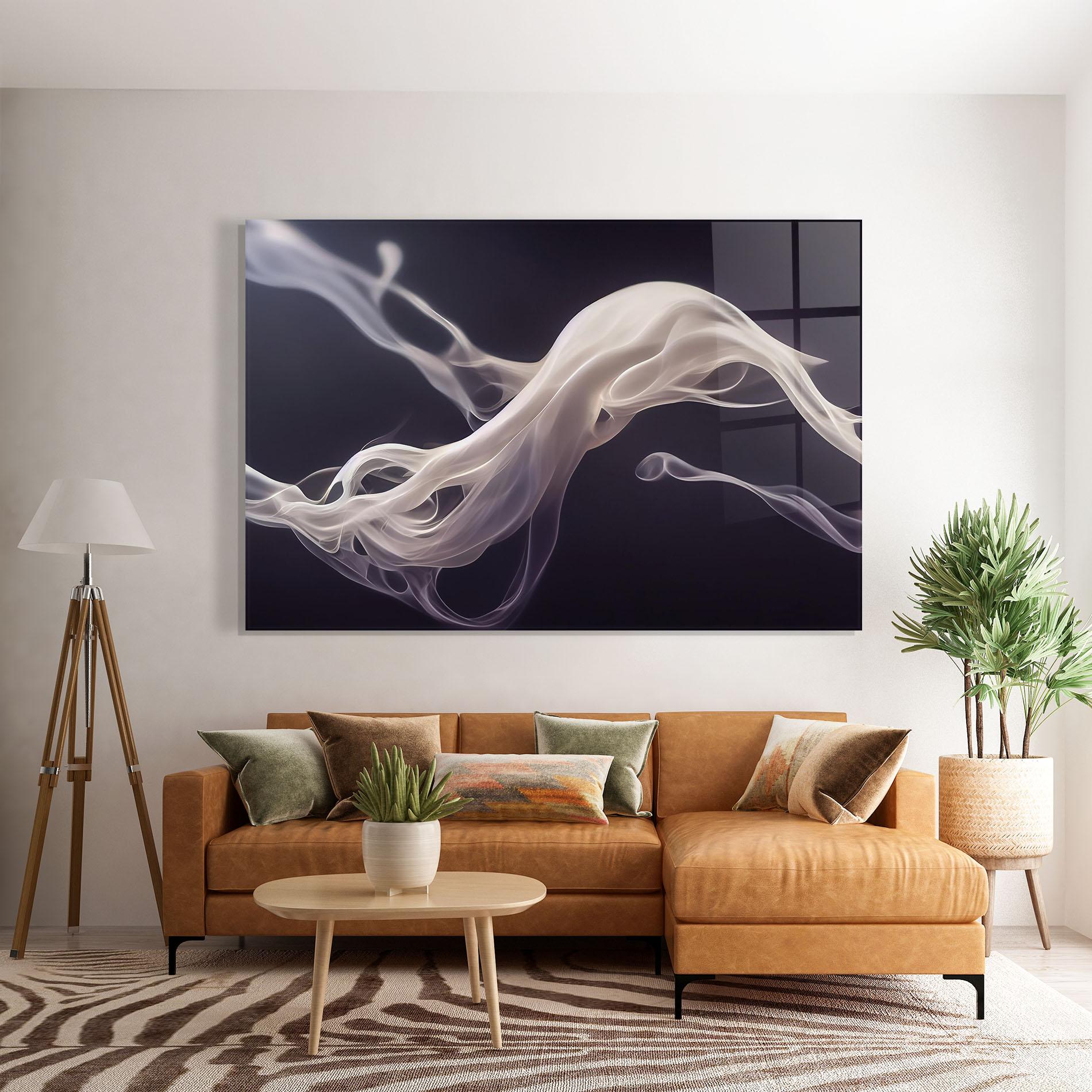 Üvegkép Grey Smoke mockup 7