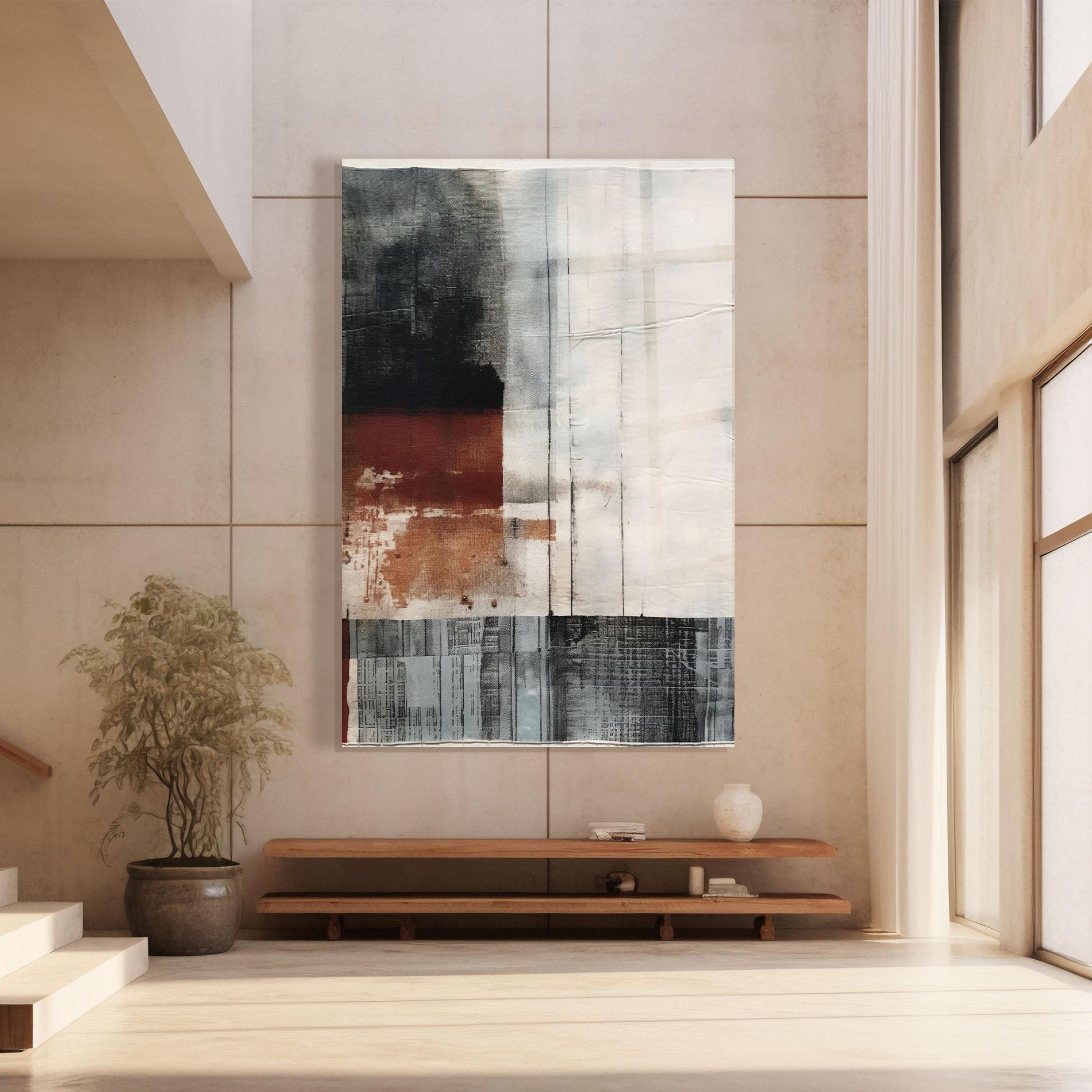 Üvegkép Abstract Painting mockup 8