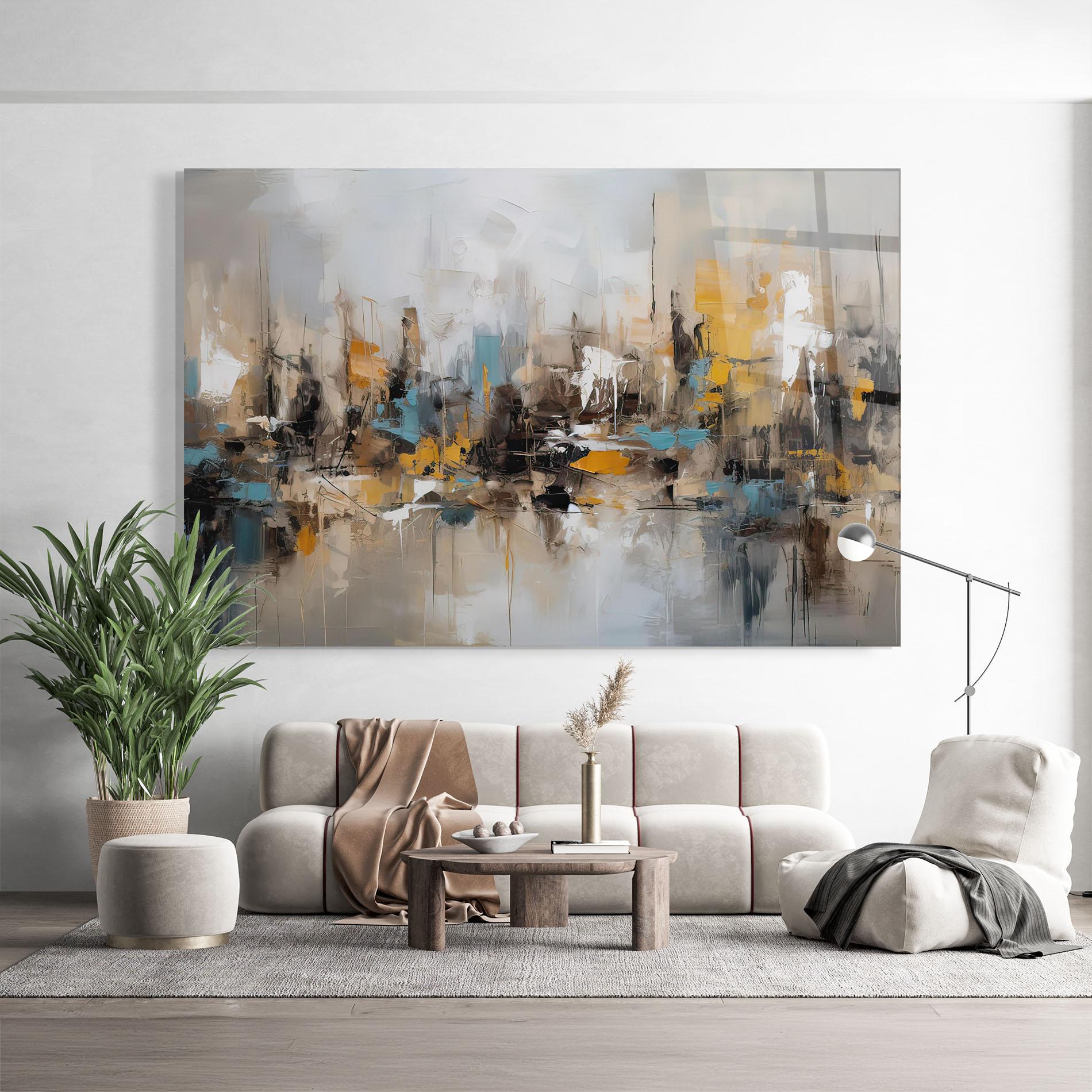 Üvegkép Abstract Los Angeles mockup 9