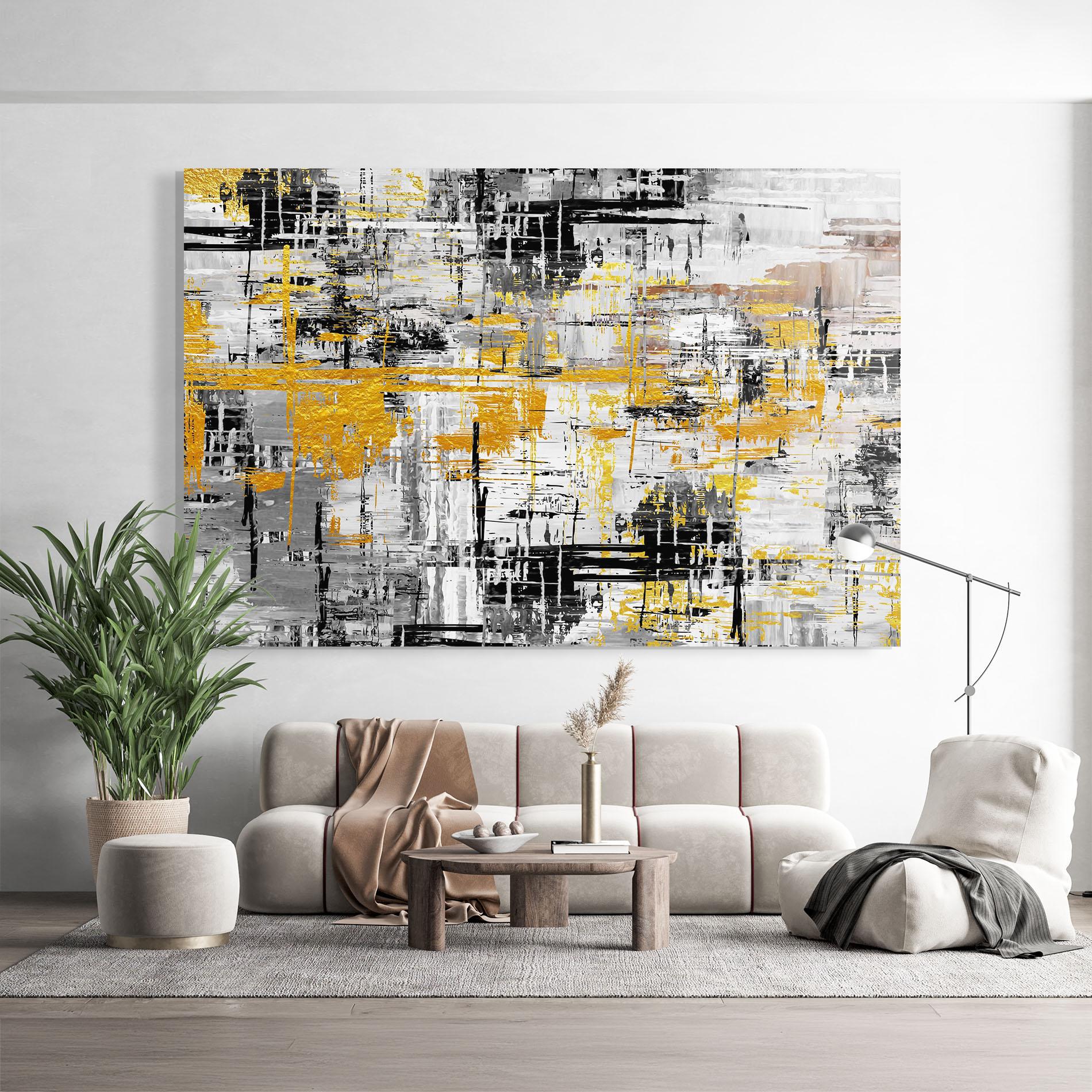 Üvegkép Abstract Mix Color mockup 9