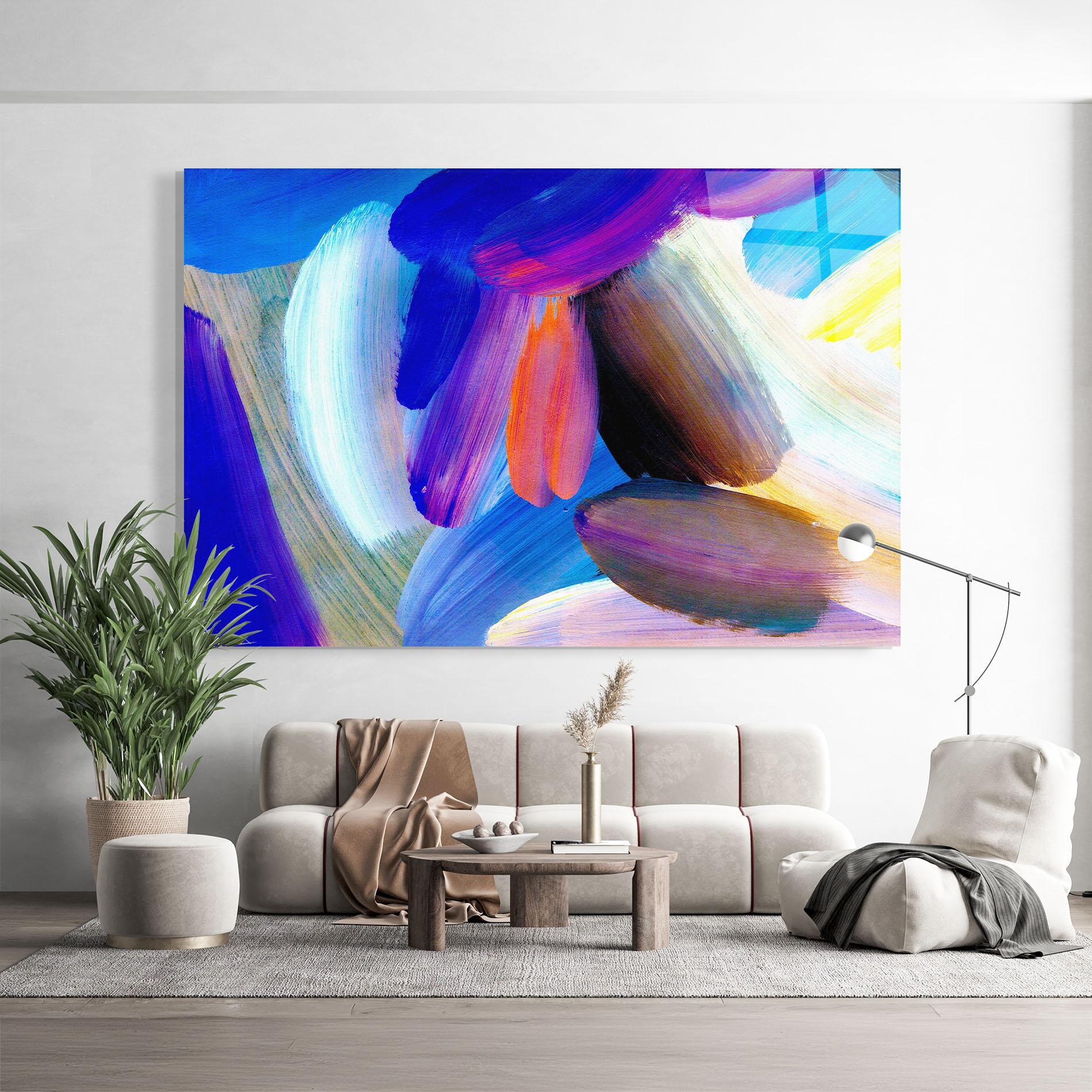 Üvegkép Colorful Abstract mockup 9