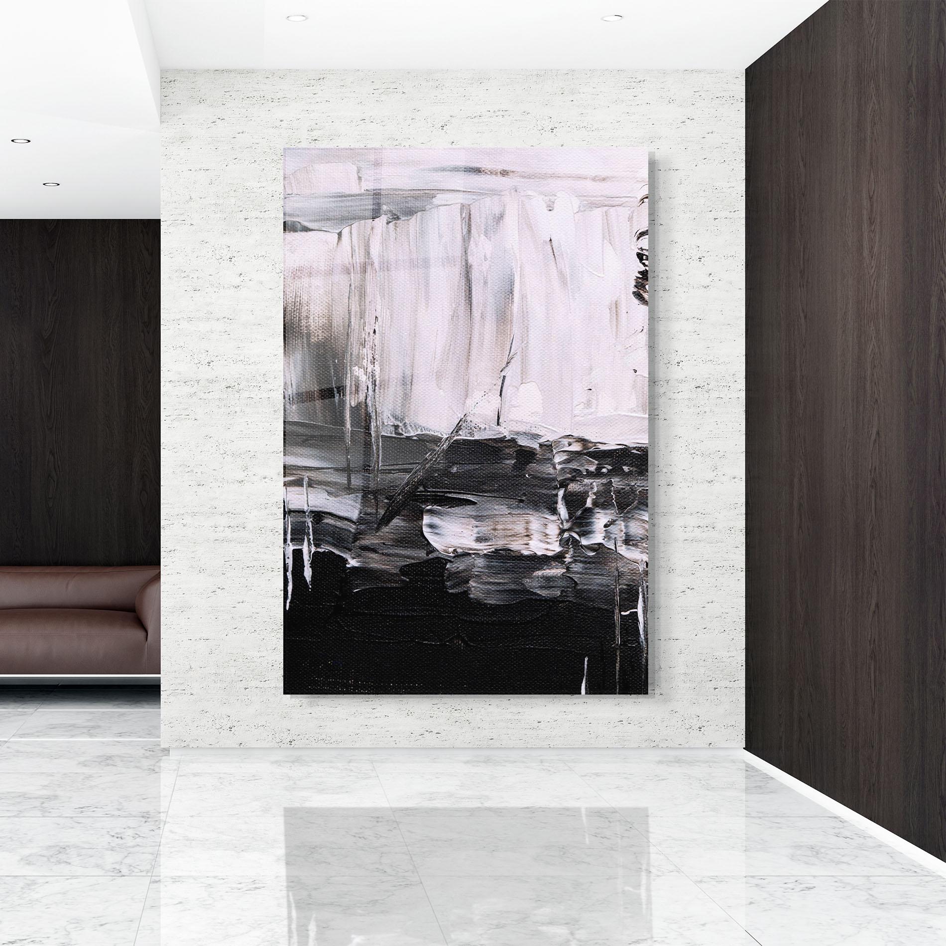 Üvegkép Abstract Paintings mockup 9