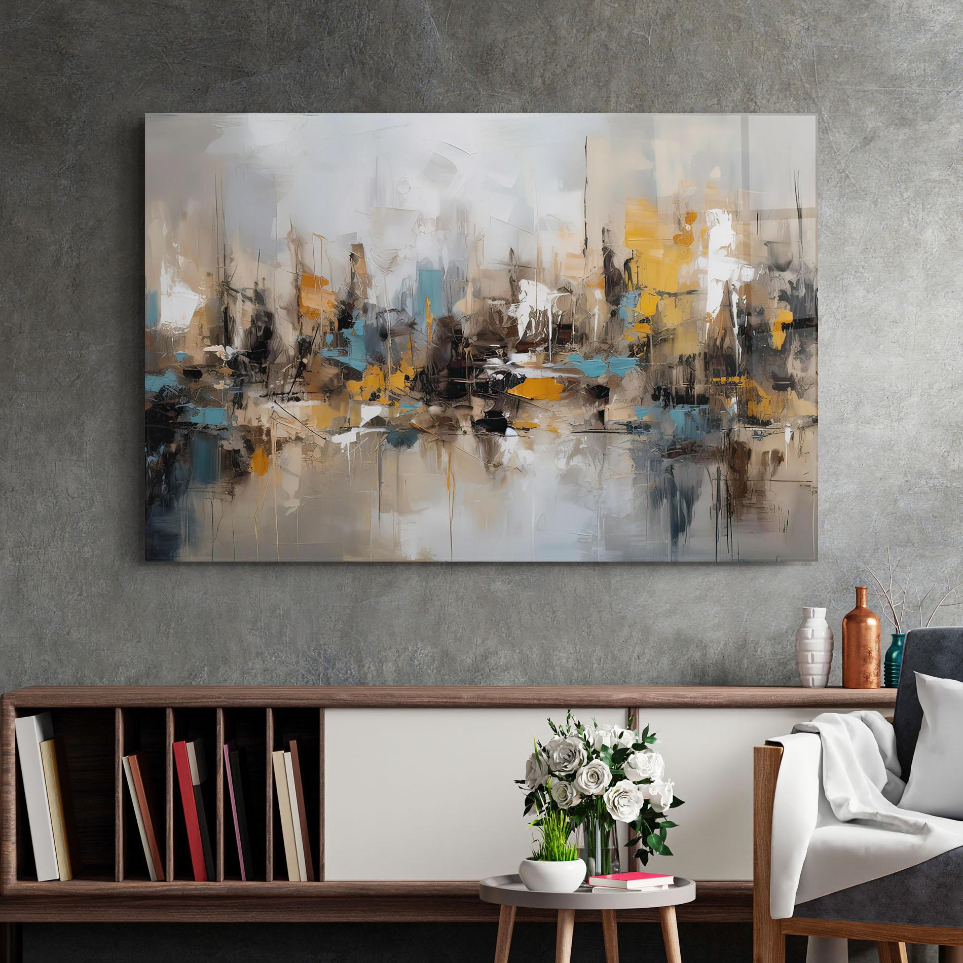 Üvegkép Abstract Los Angeles mockup 2