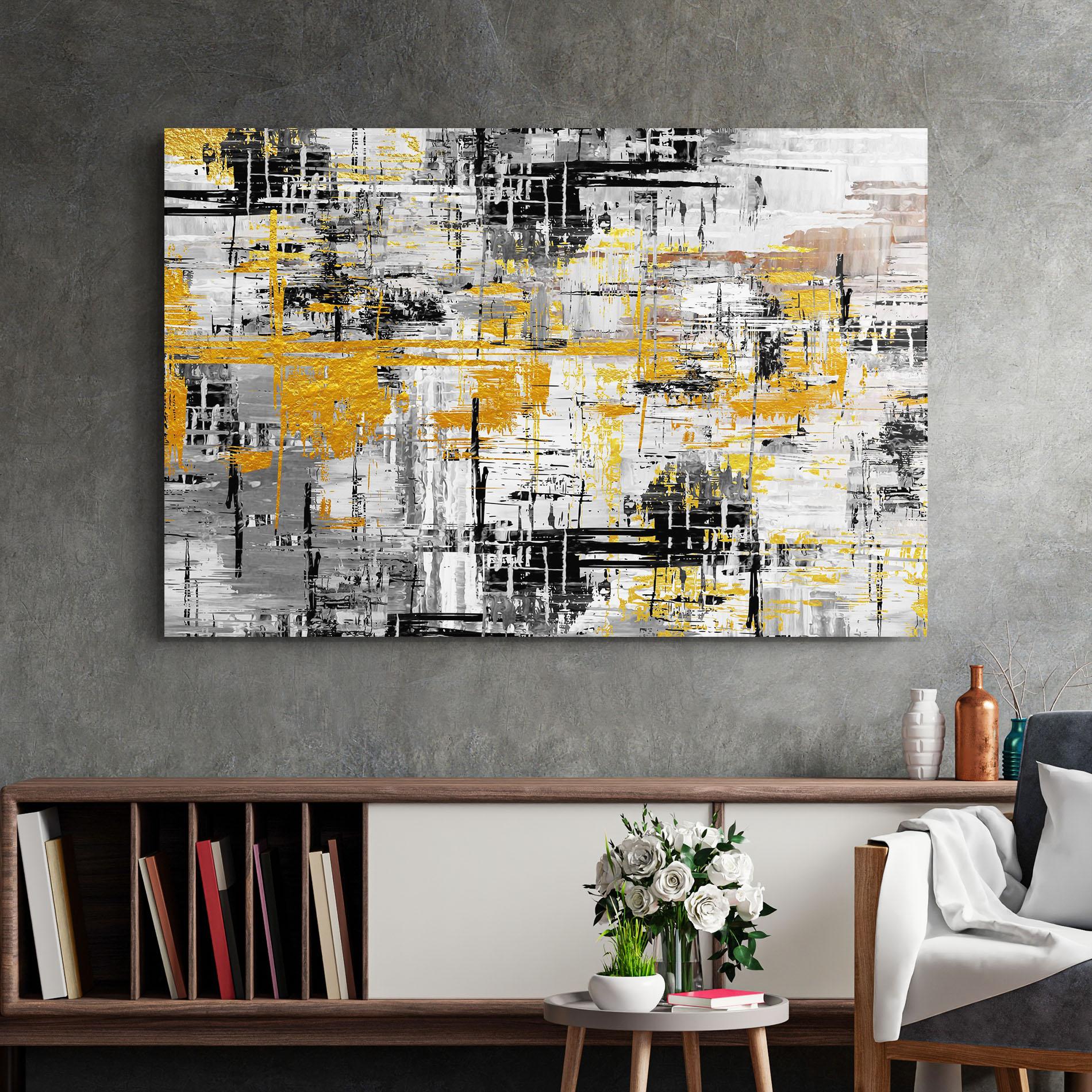 Üvegkép Abstract Mix Color mockup 2