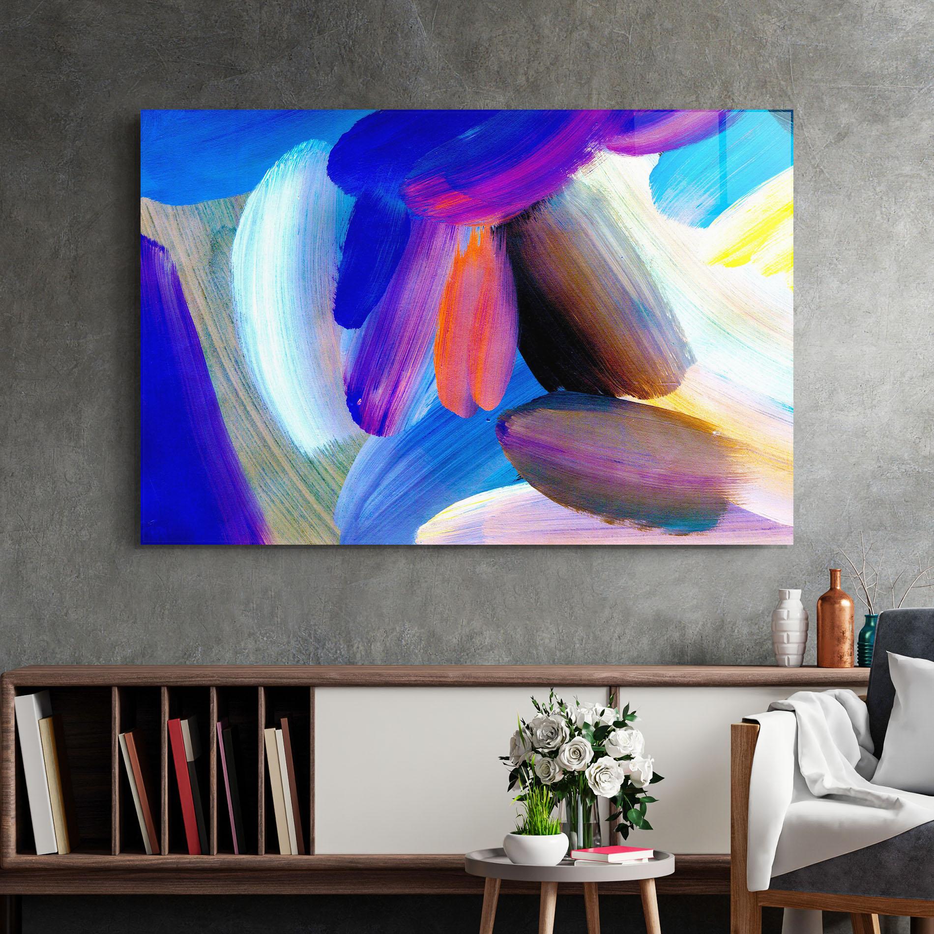 Üvegkép Colorful Abstract mockup 2