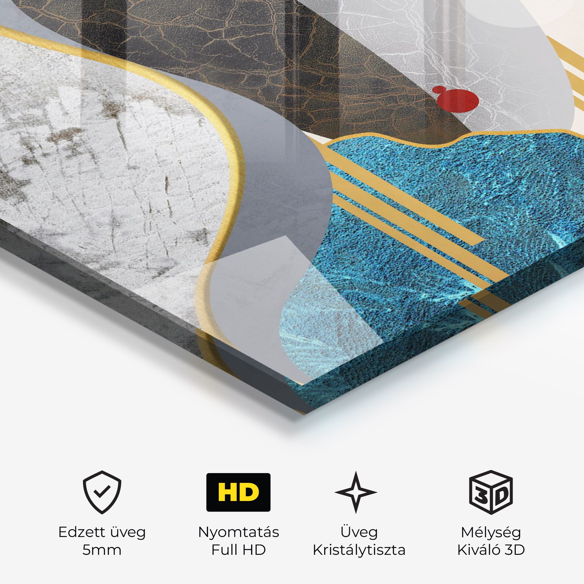 Abstract Blue Face mockup 3