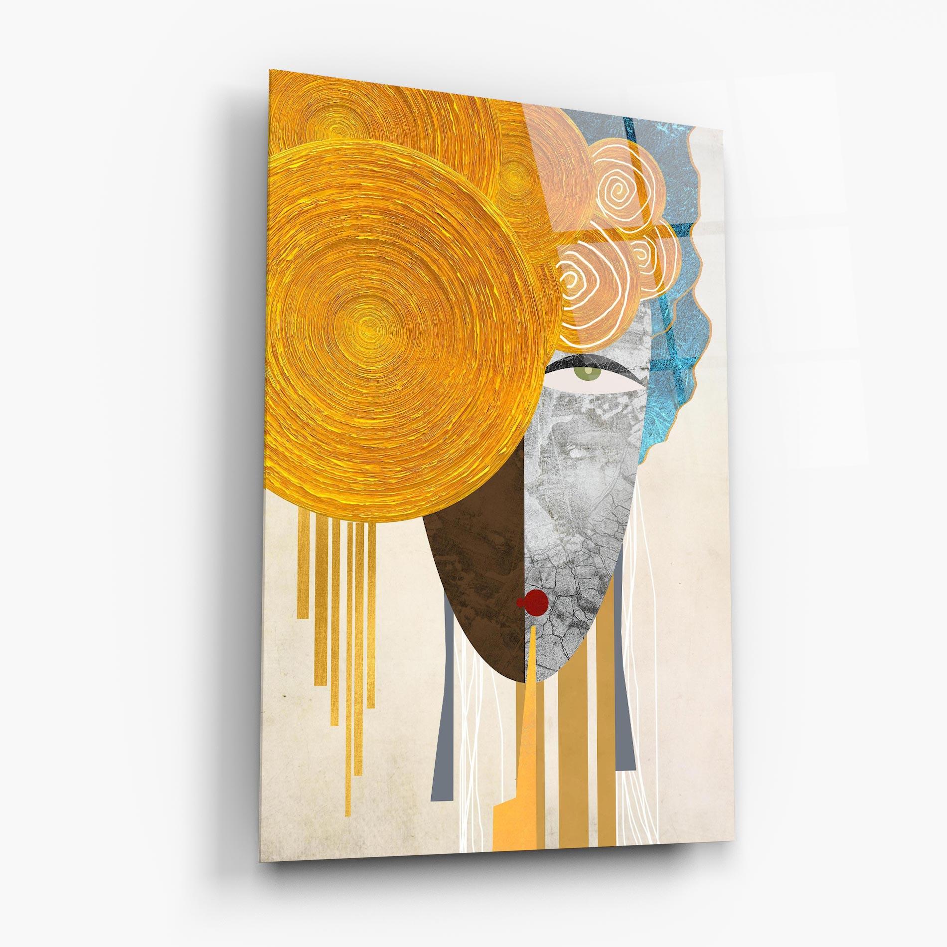 Üvegkép Abstract Grey Face 1 mockup 6