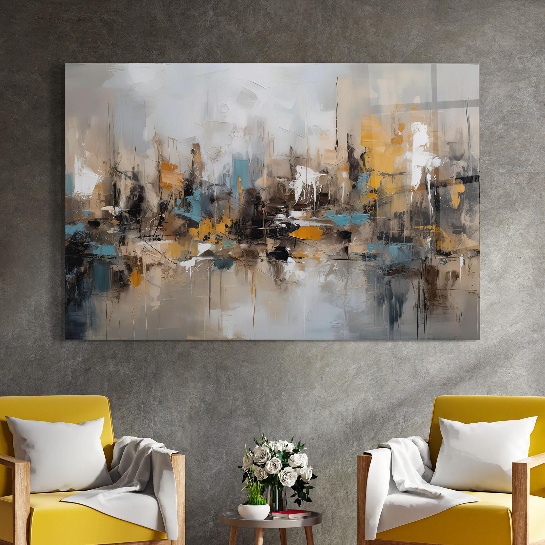 Üvegkép Abstract Los Angeles mockup 4