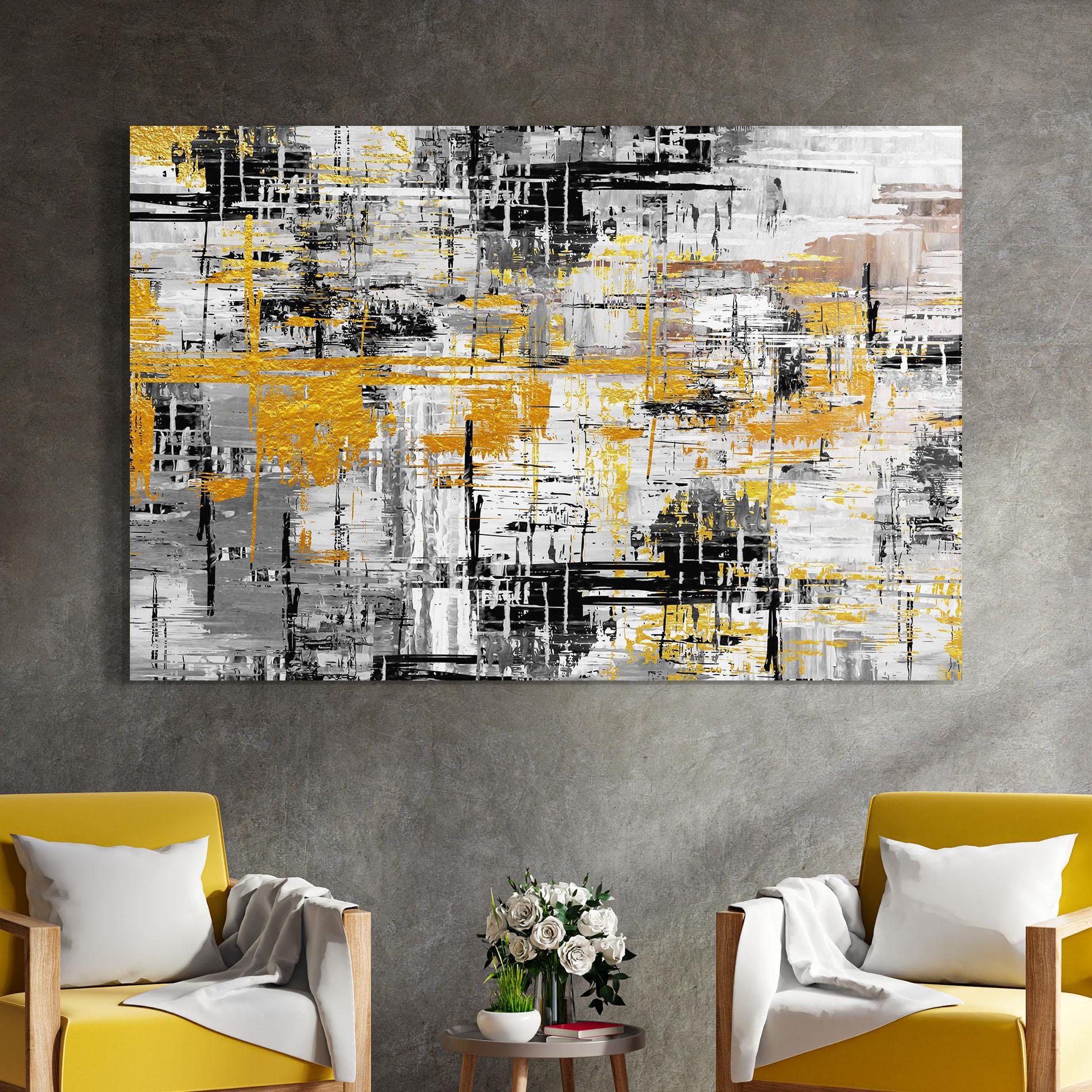 Üvegkép Abstract Mix Color mockup 4