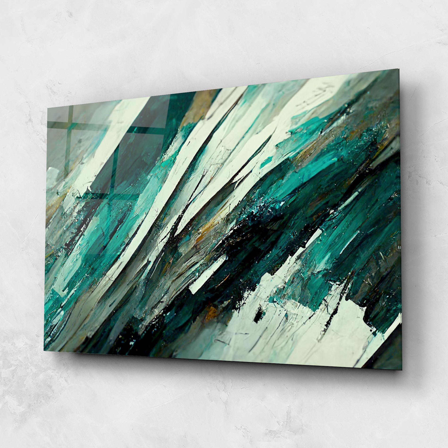 Abstract Green Artwork mockup 1