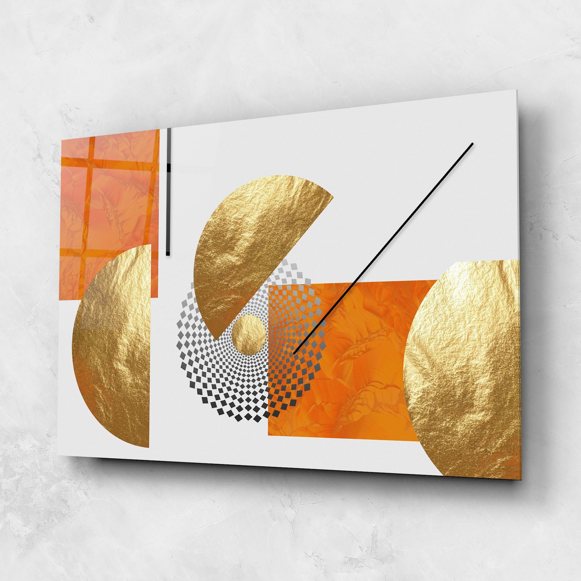 Beautiful Gold Shapes mockup 1