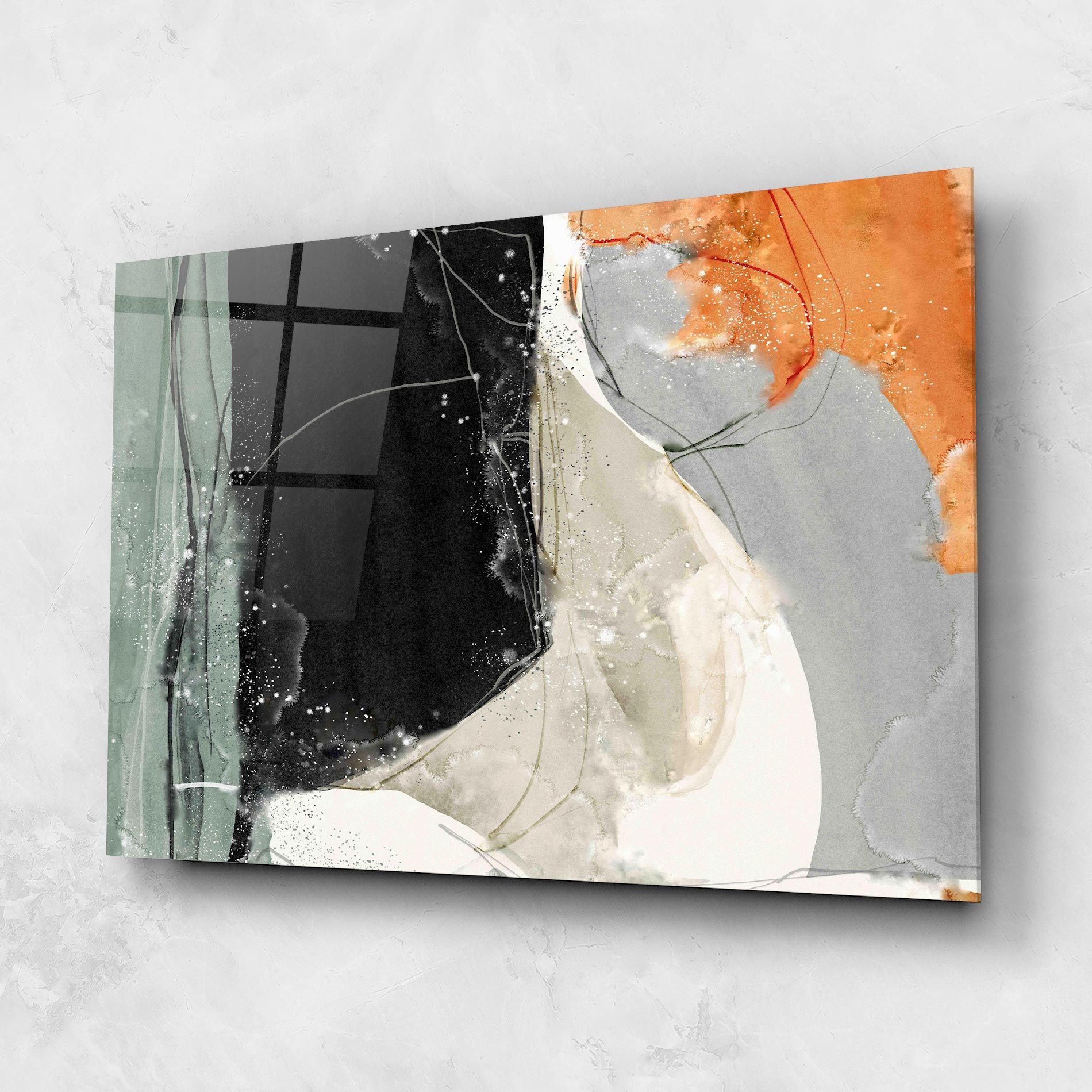 Beautiful White Drops mockup 1