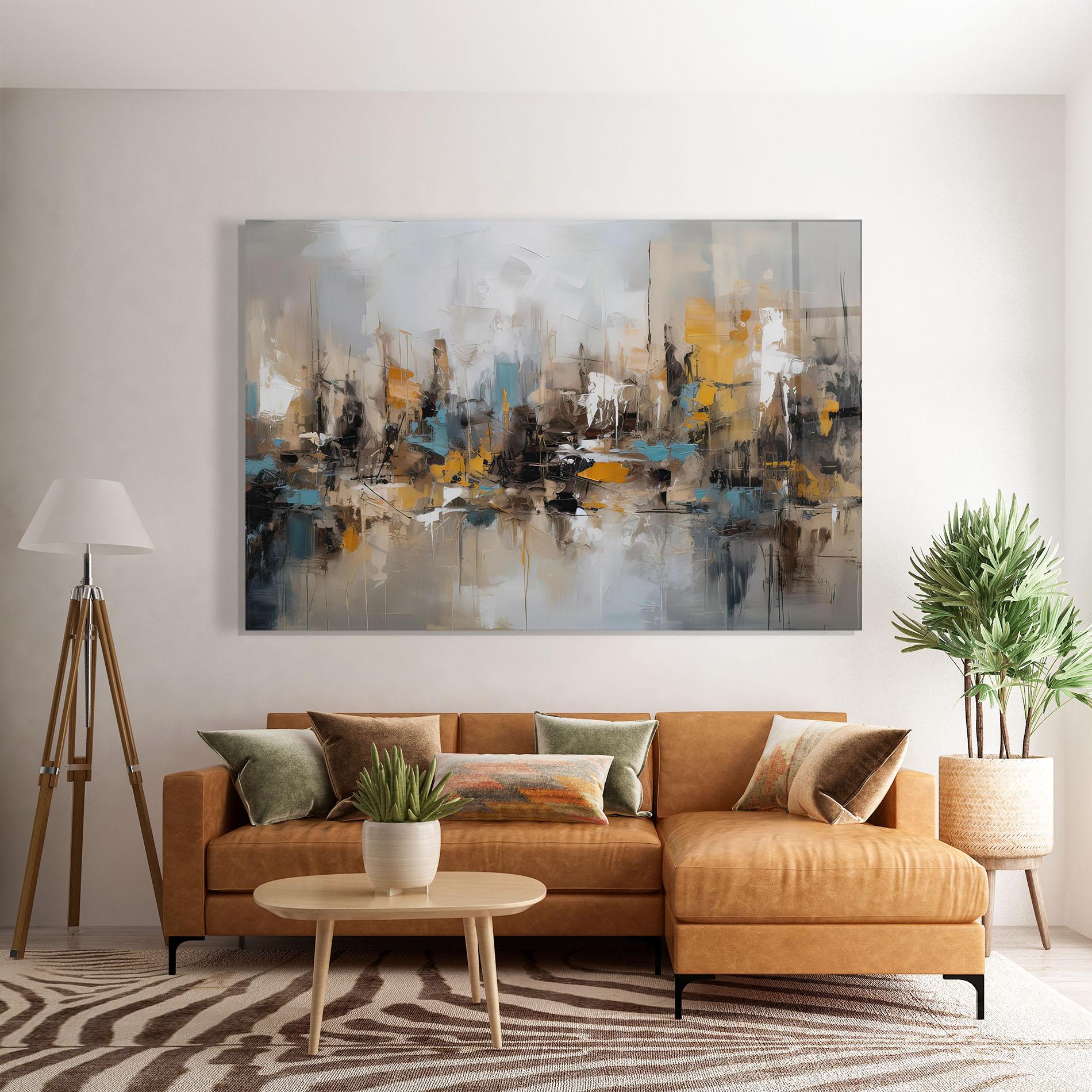 Üvegkép Abstract Los Angeles mockup 7