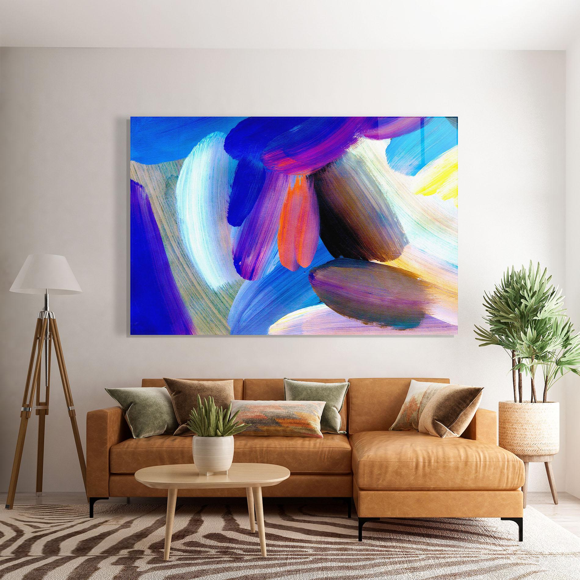 Üvegkép Colorful Abstract mockup 7