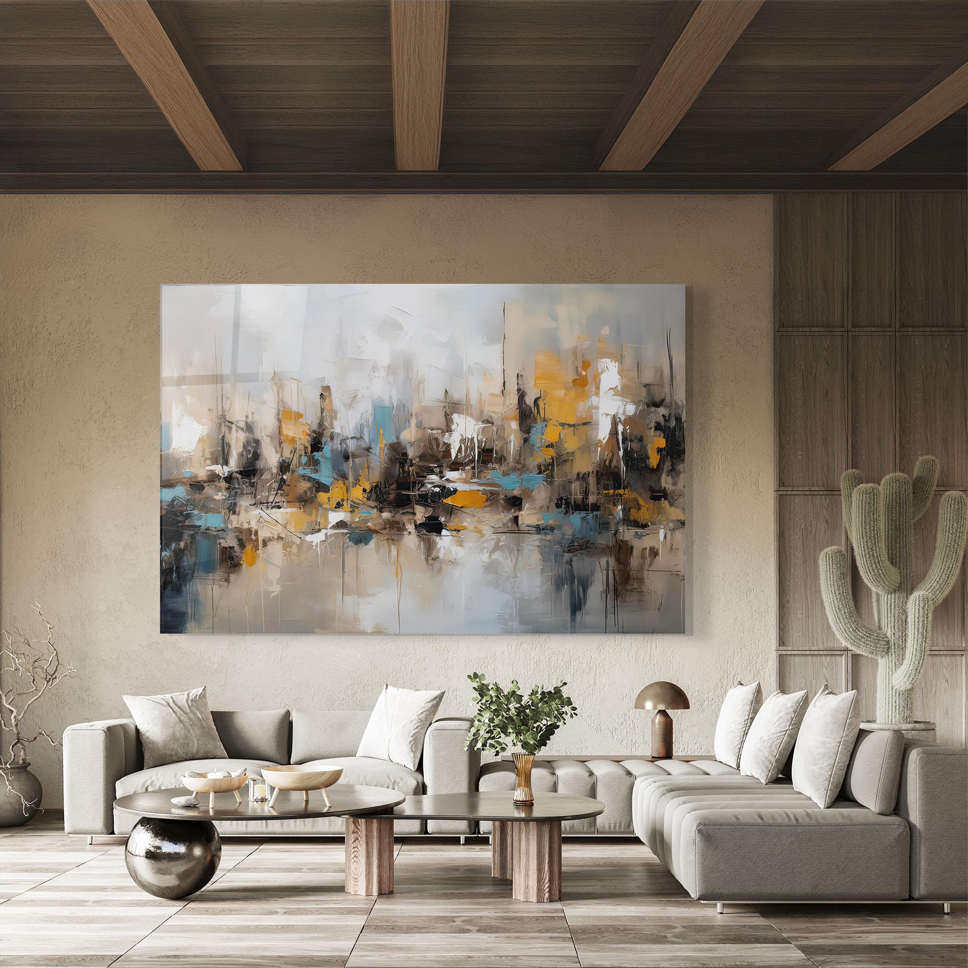 Üvegkép Abstract Los Angeles mockup 8