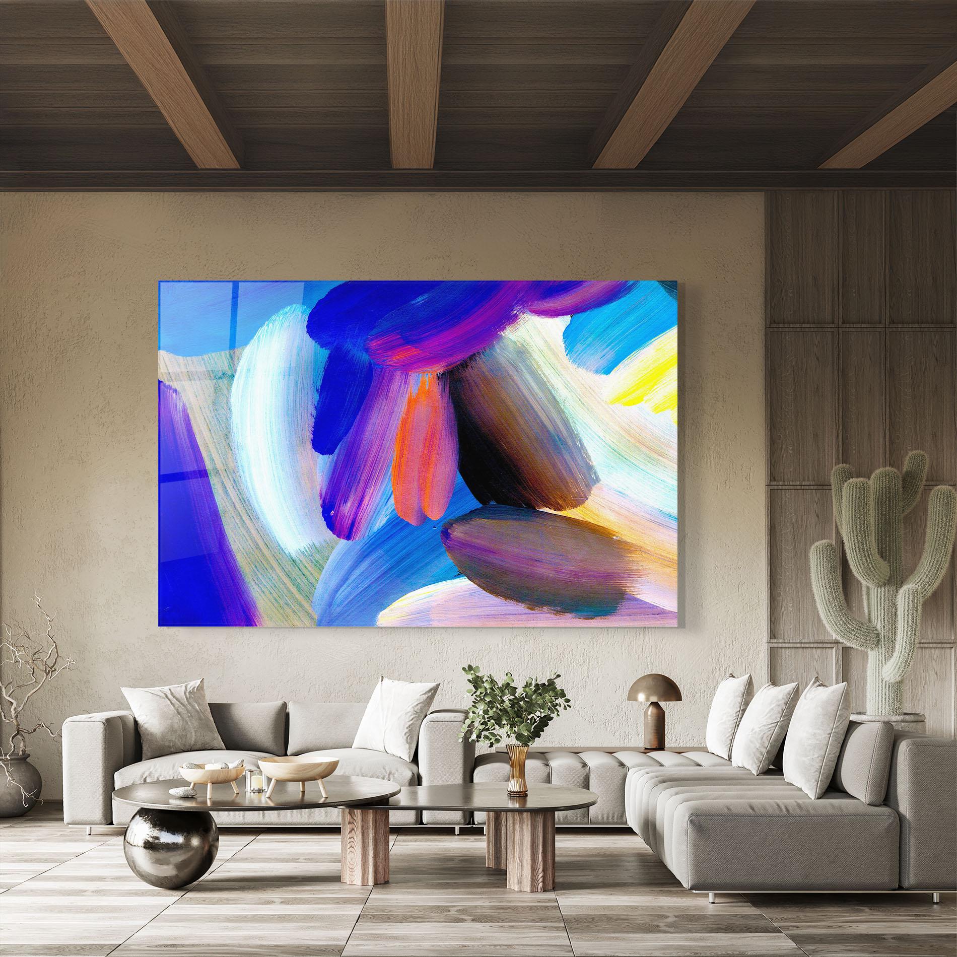 Üvegkép Colorful Abstract mockup 8