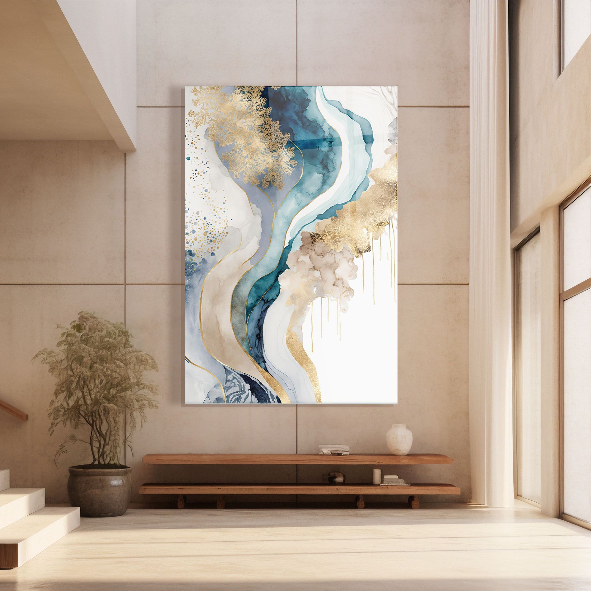 Light Blue Waves mockup 8