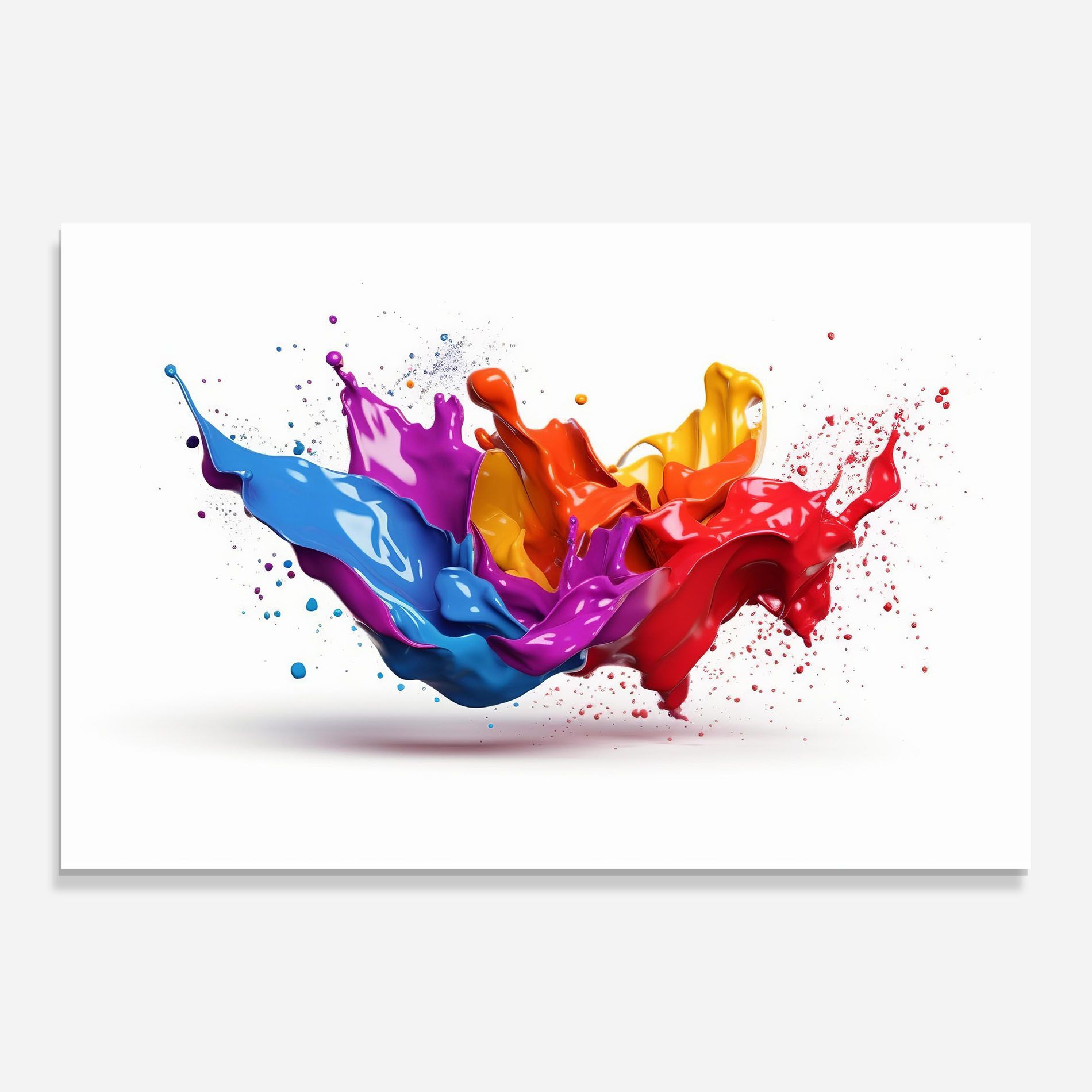 3d Floating Splash mockup 0