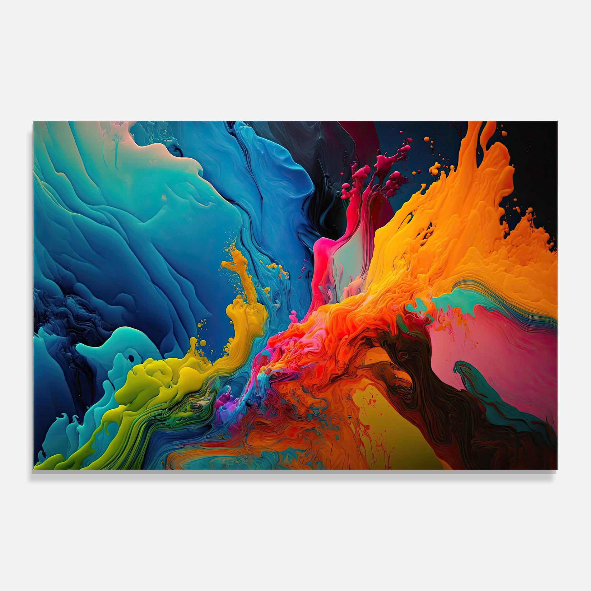 Üvegkép Color Floating mockup 0