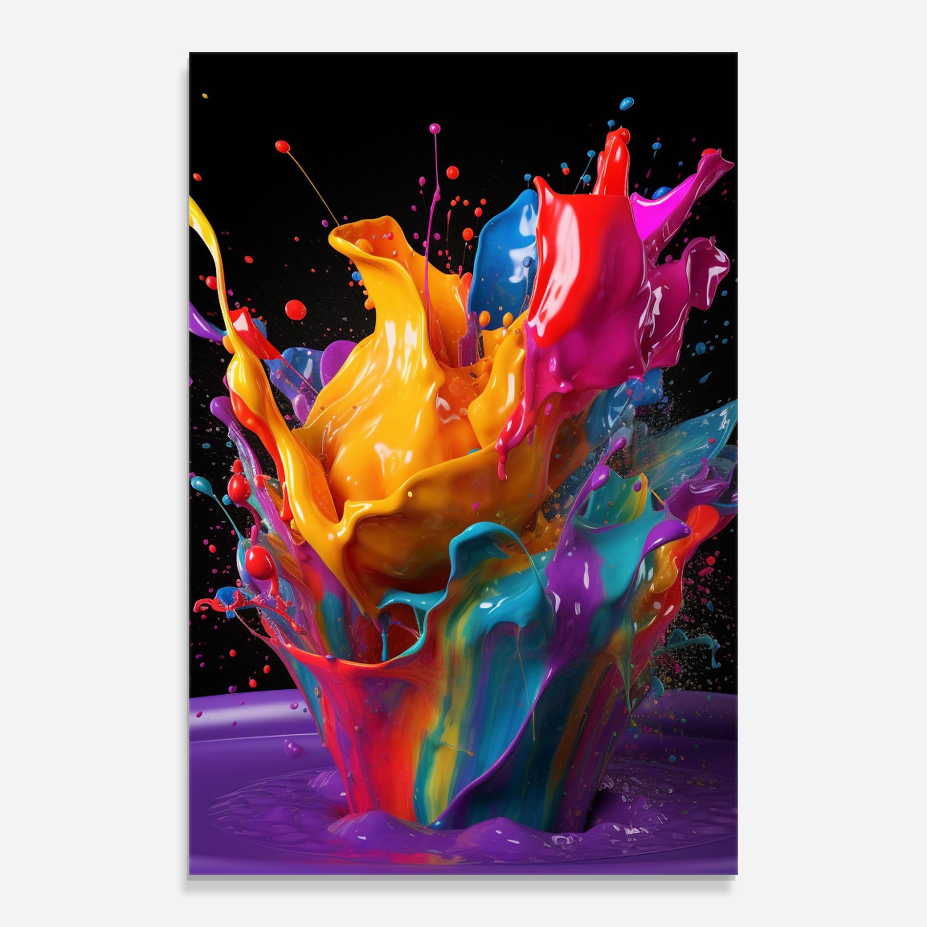 Brightly Color Splashing mockup 0