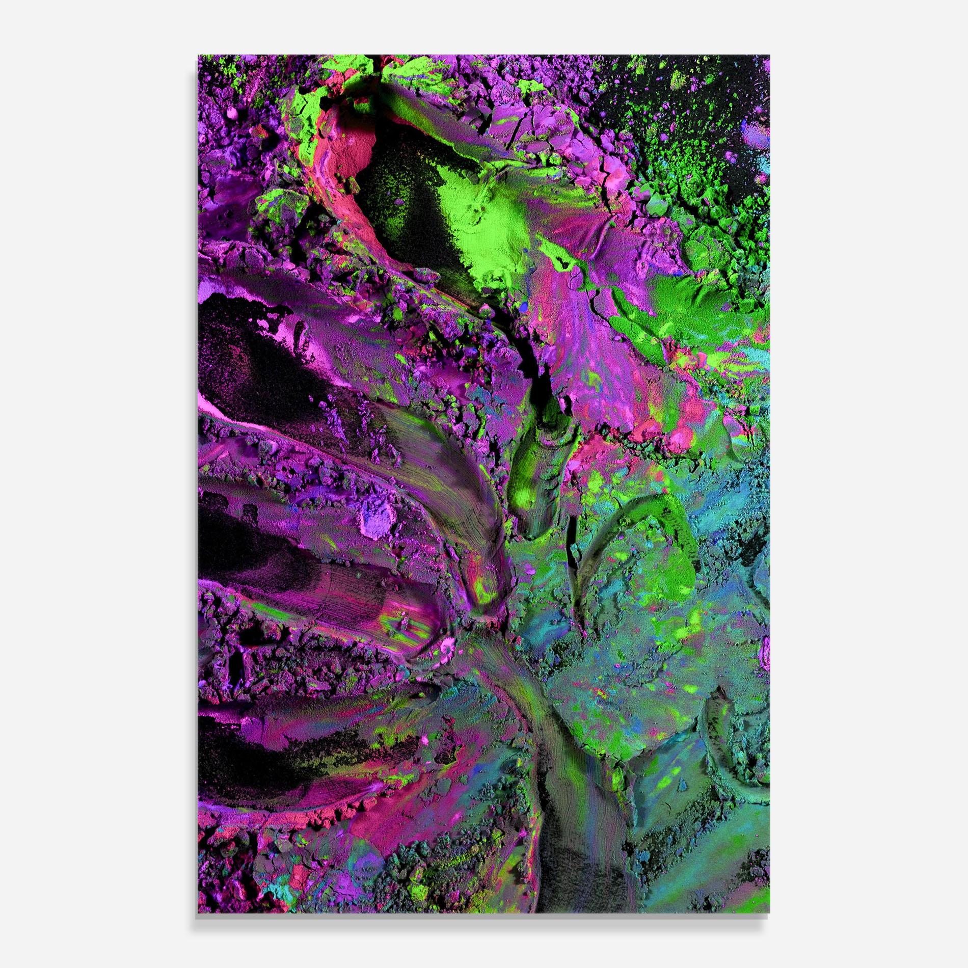 Üvegkép Purple Powder mockup 0