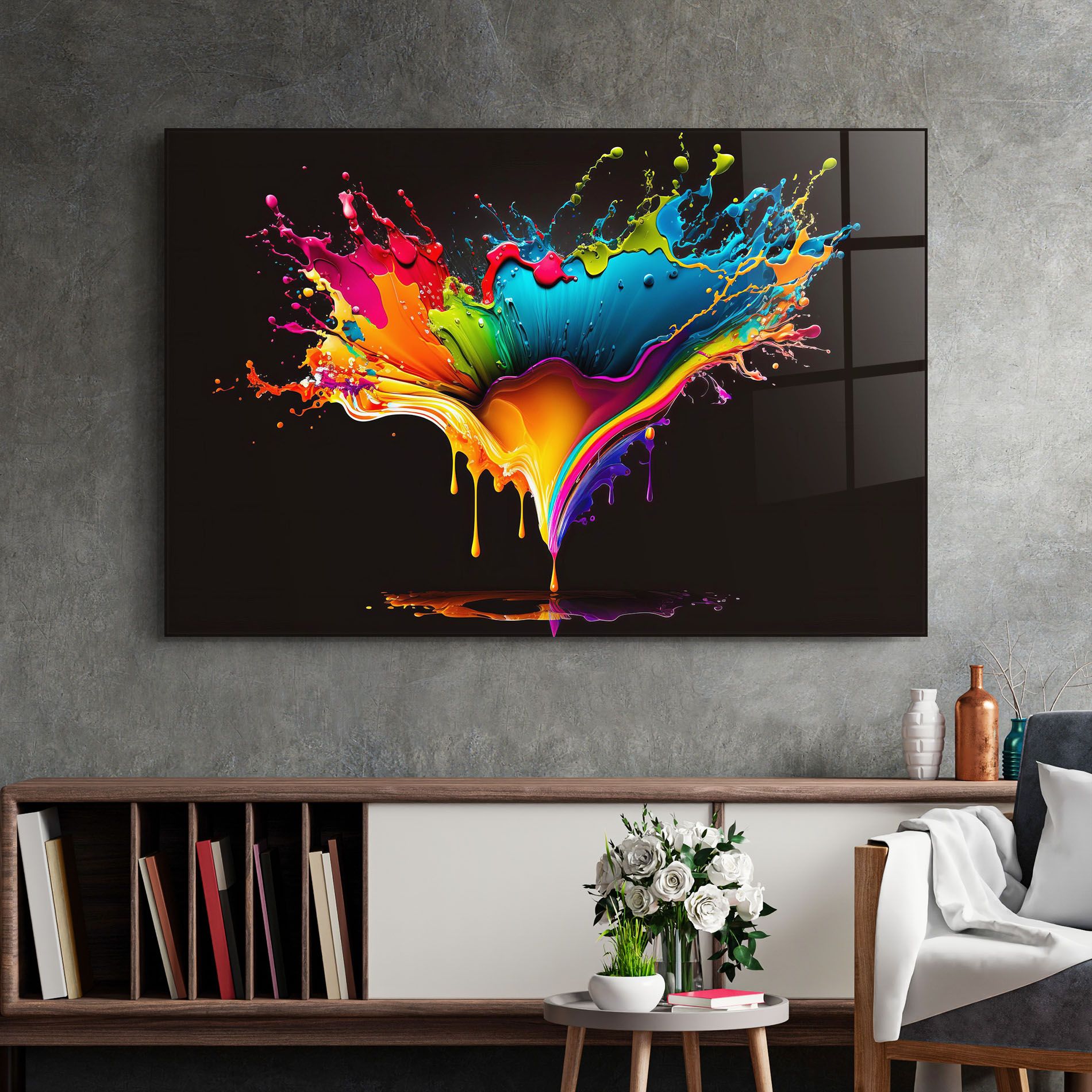 Colorful Rainbow Splash mockup 2