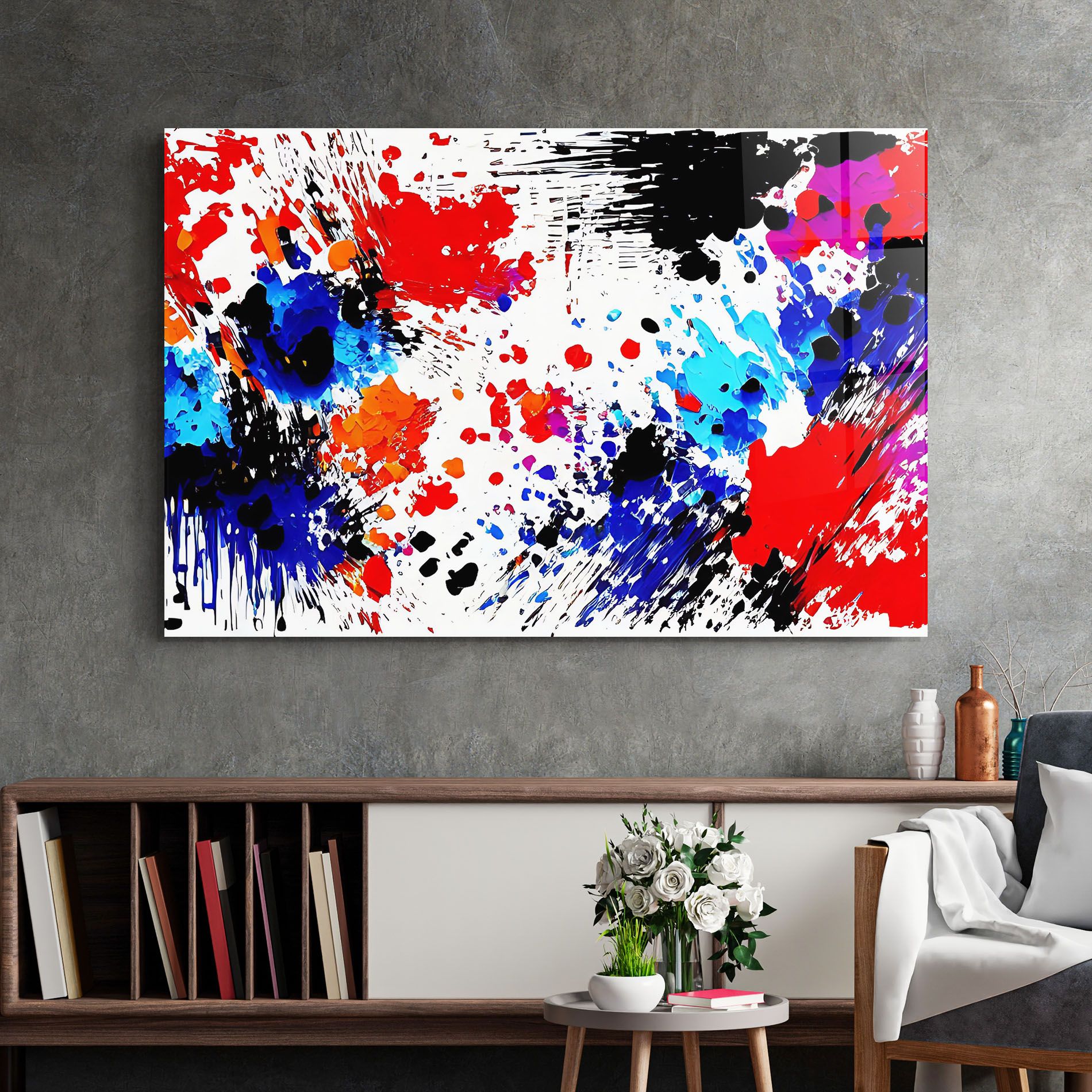 Oil Red Paint mockup 2