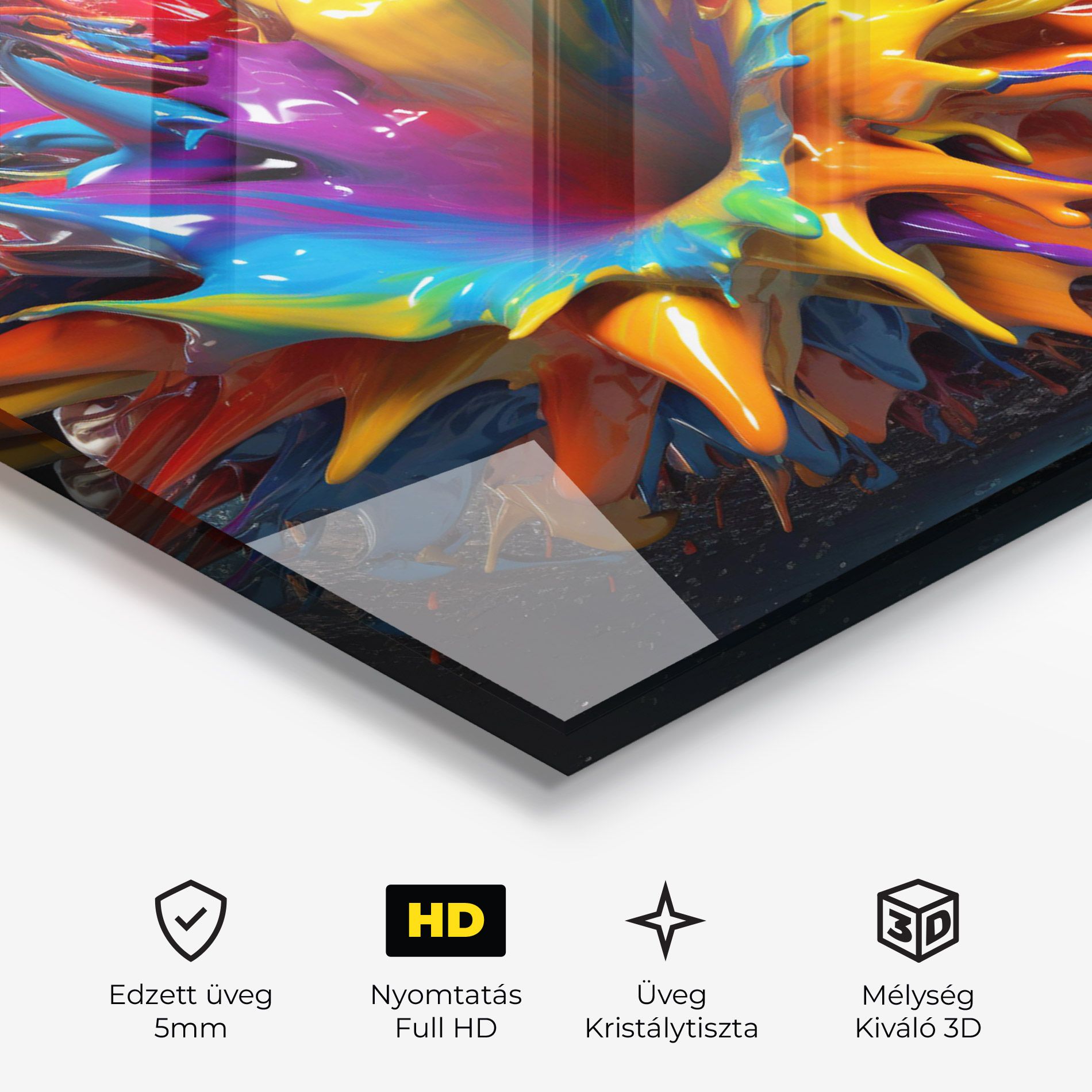 3d Color Splash mockup 3